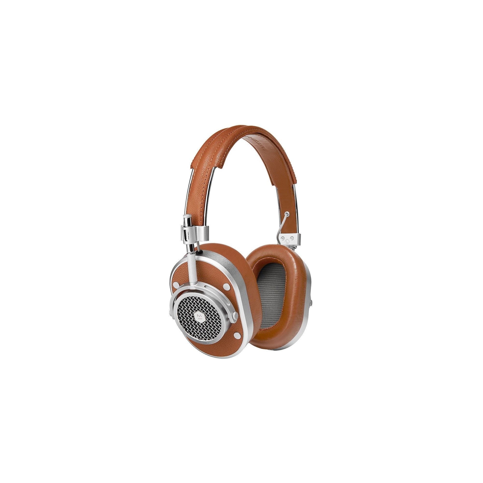 Silver & Brown MH40 Over-Ear Headphones