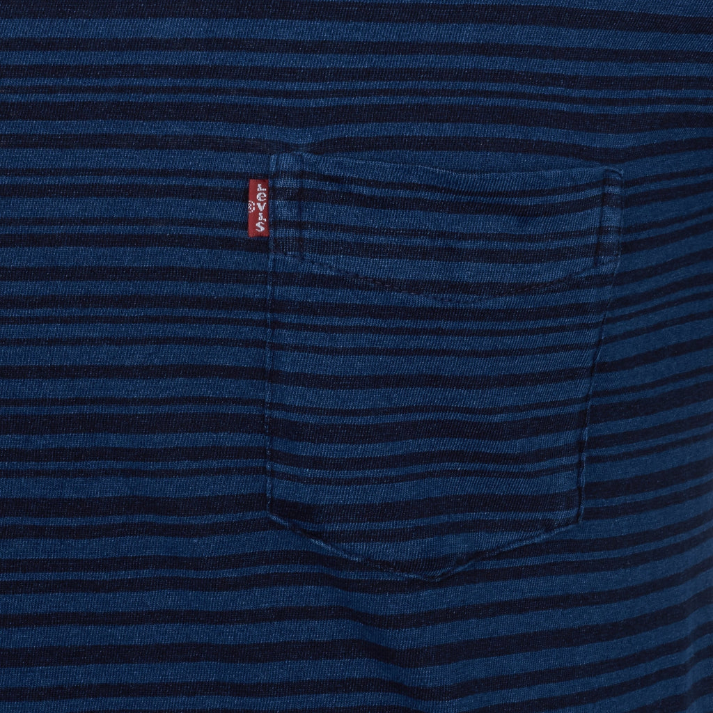 Dark Indigo Set-In Sunset Pocket T-Shirt