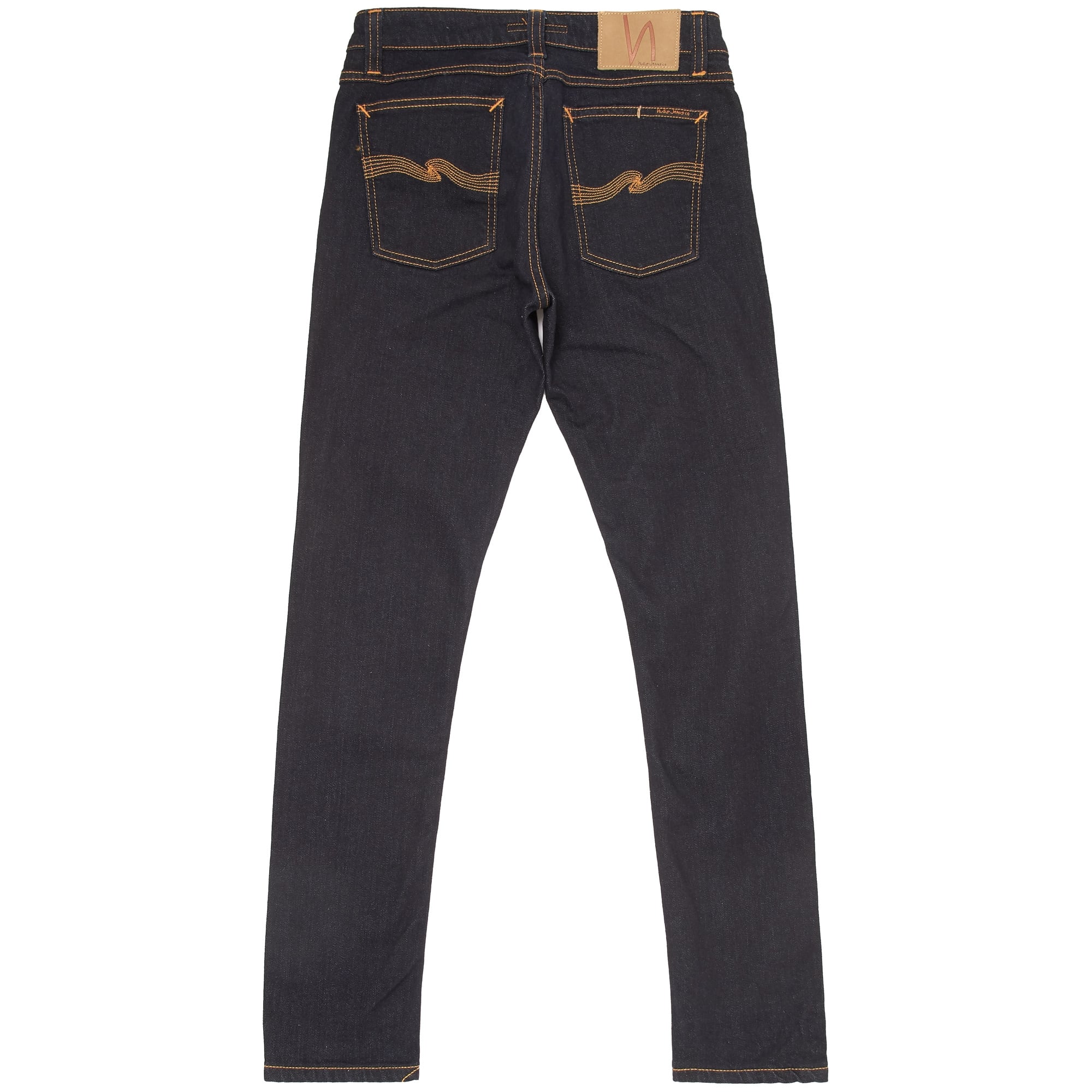 Nudie Jeans Skinny Lin Jeans - Dry Deep Orange – Stuarts London