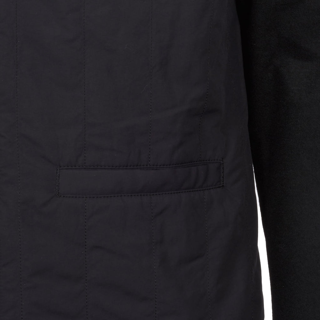 Still By Hand Black Crew Neck Blouson Jacket