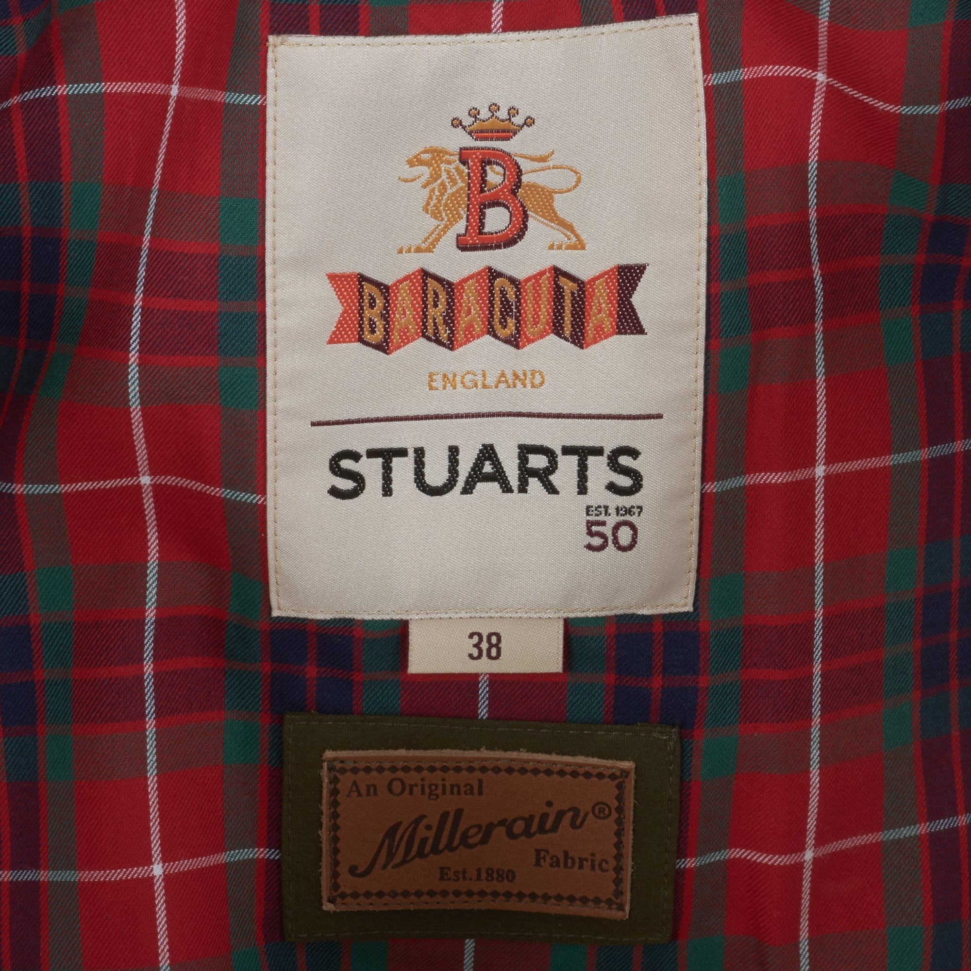 Stuarts Anniversary Archive Fit G9 Harrington Jacket - Military Green