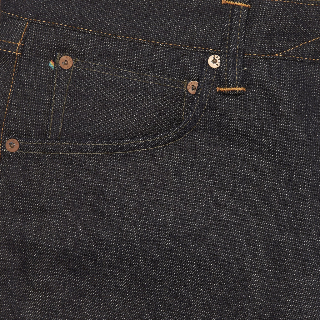 ED-SL Rainbow Selvedge Denim Jeans - Blue Unwashed