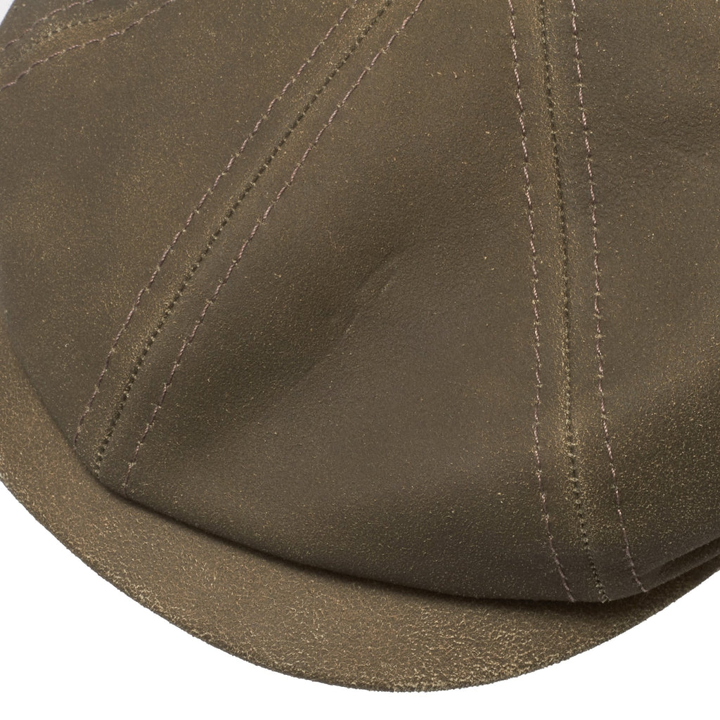 Stetson Hats Light Olive Lambskin Hatteras Cap