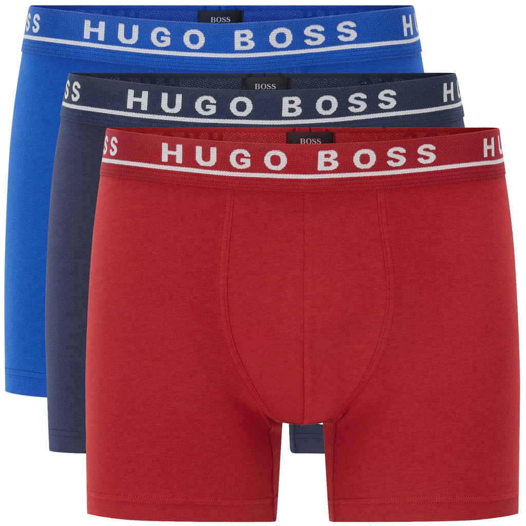 Multicoloured Stretch Cotton Boxers - 3PK