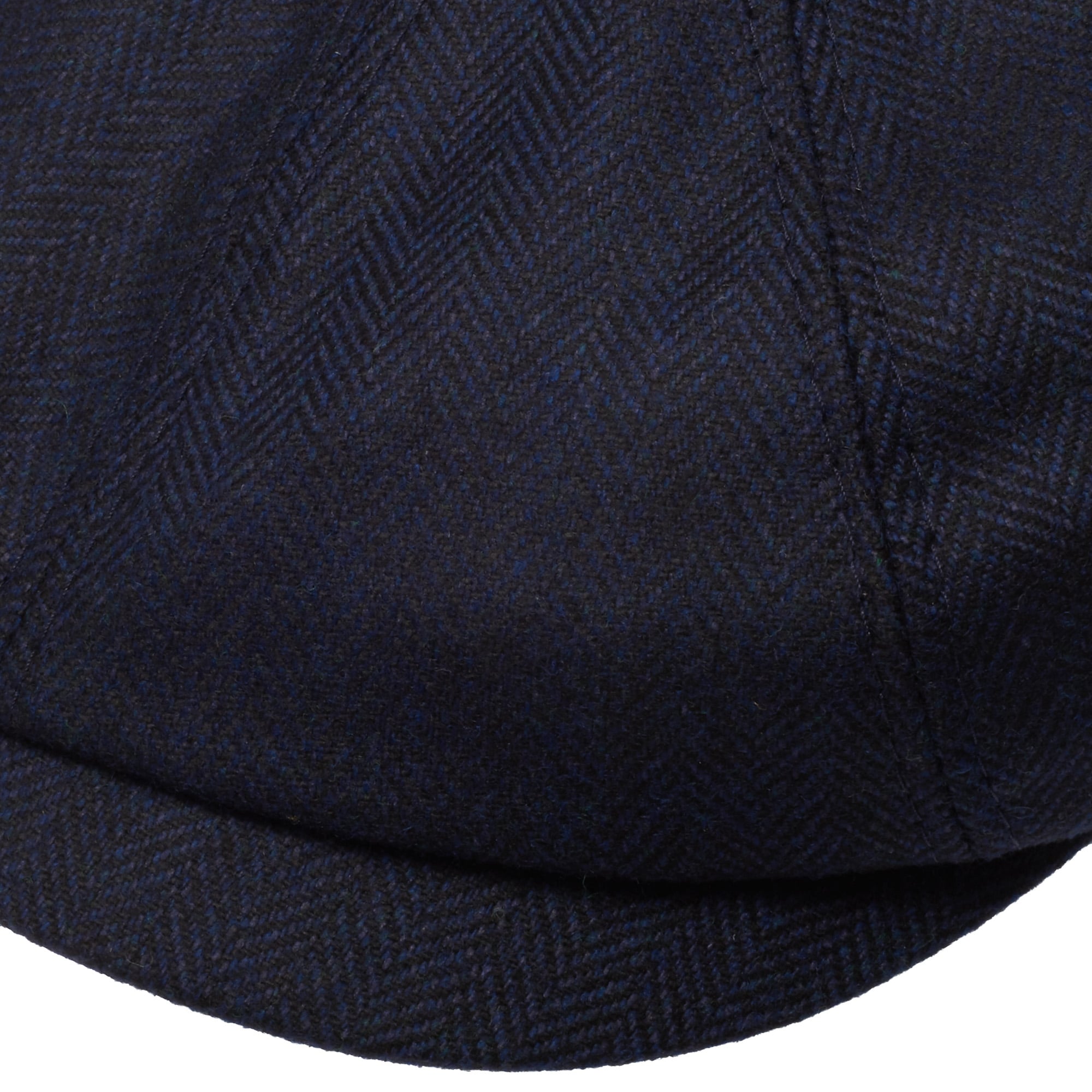 Silk Hatteras Newsboy cap- Navy