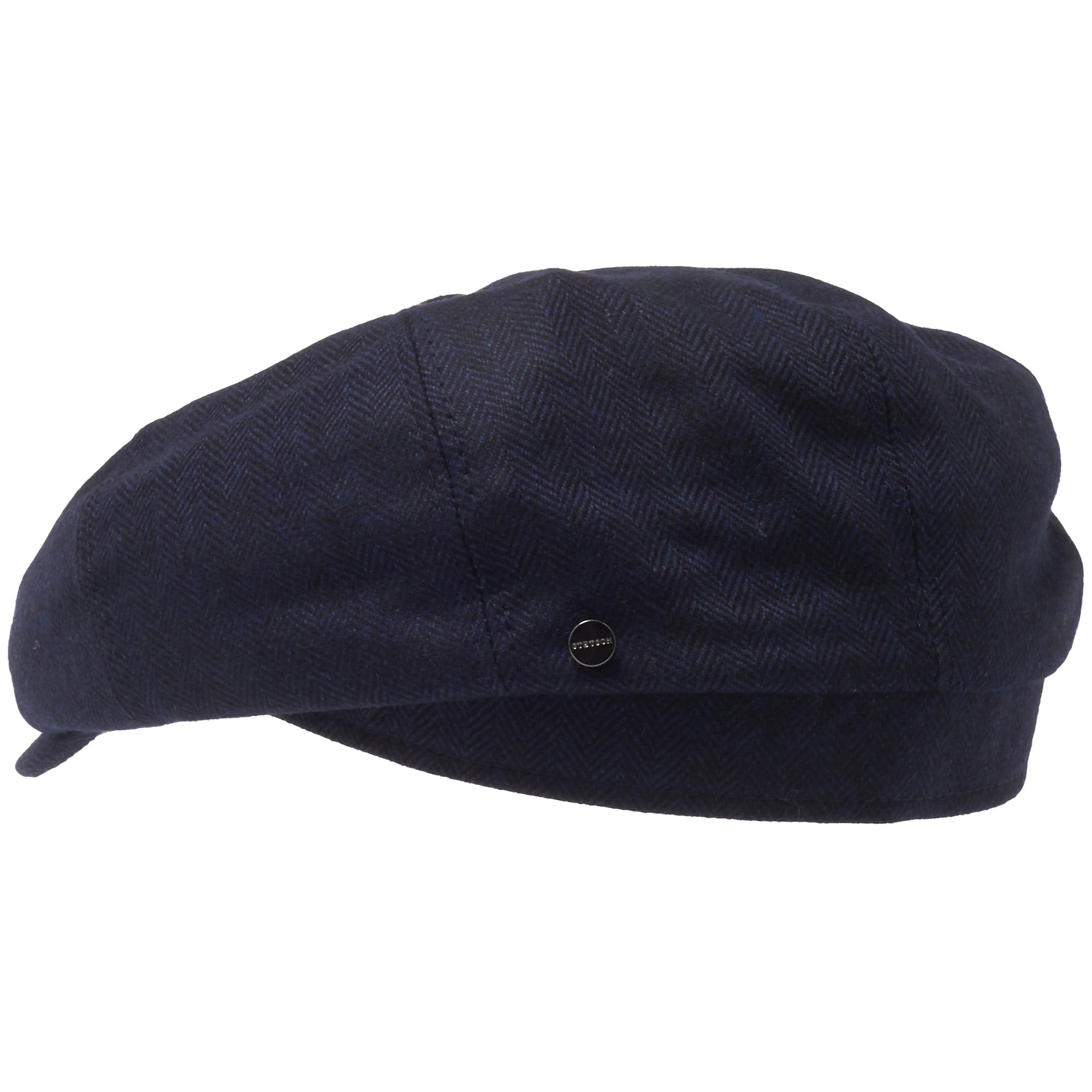 Silk Hatteras Newsboy cap- Navy