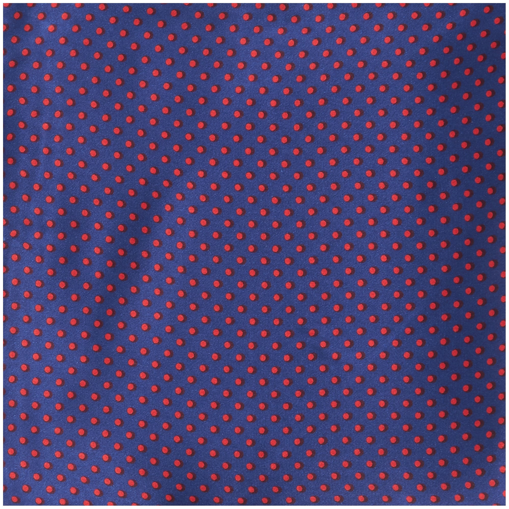 Purple Pin Dot Silk Pocket Square
