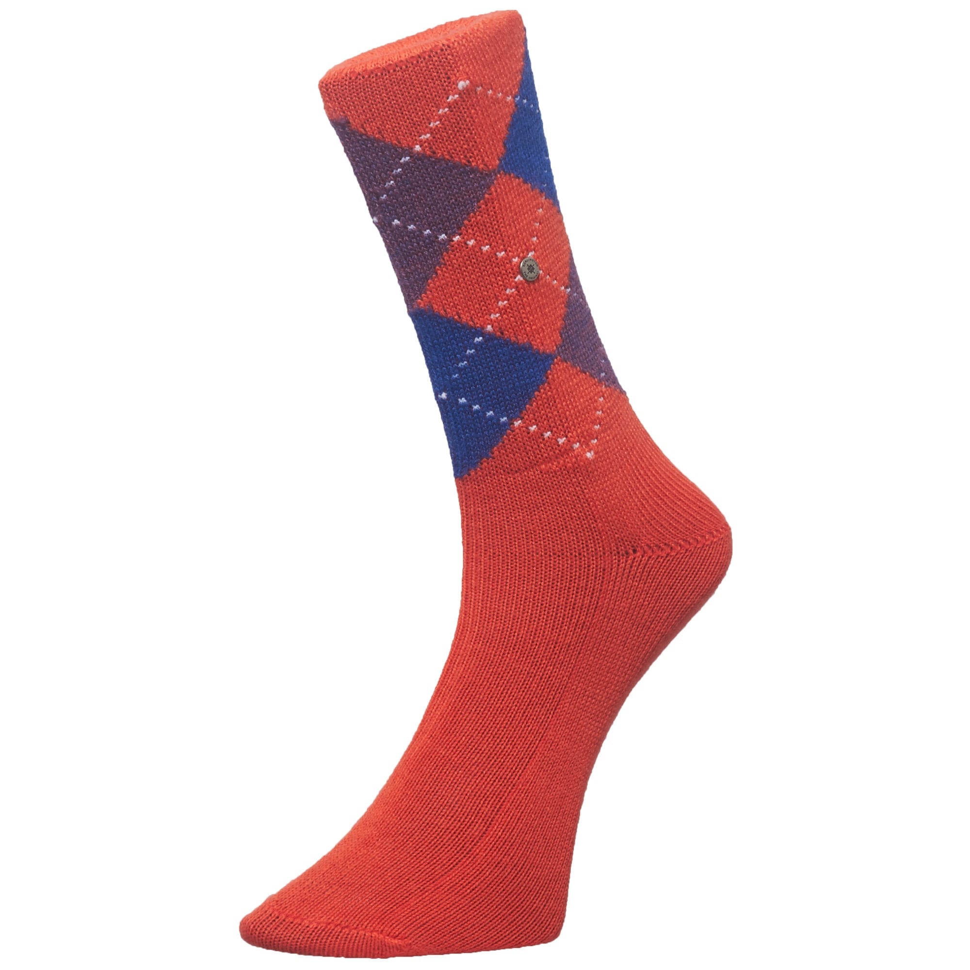 Burlington Socks Red Preston Argyle Socks