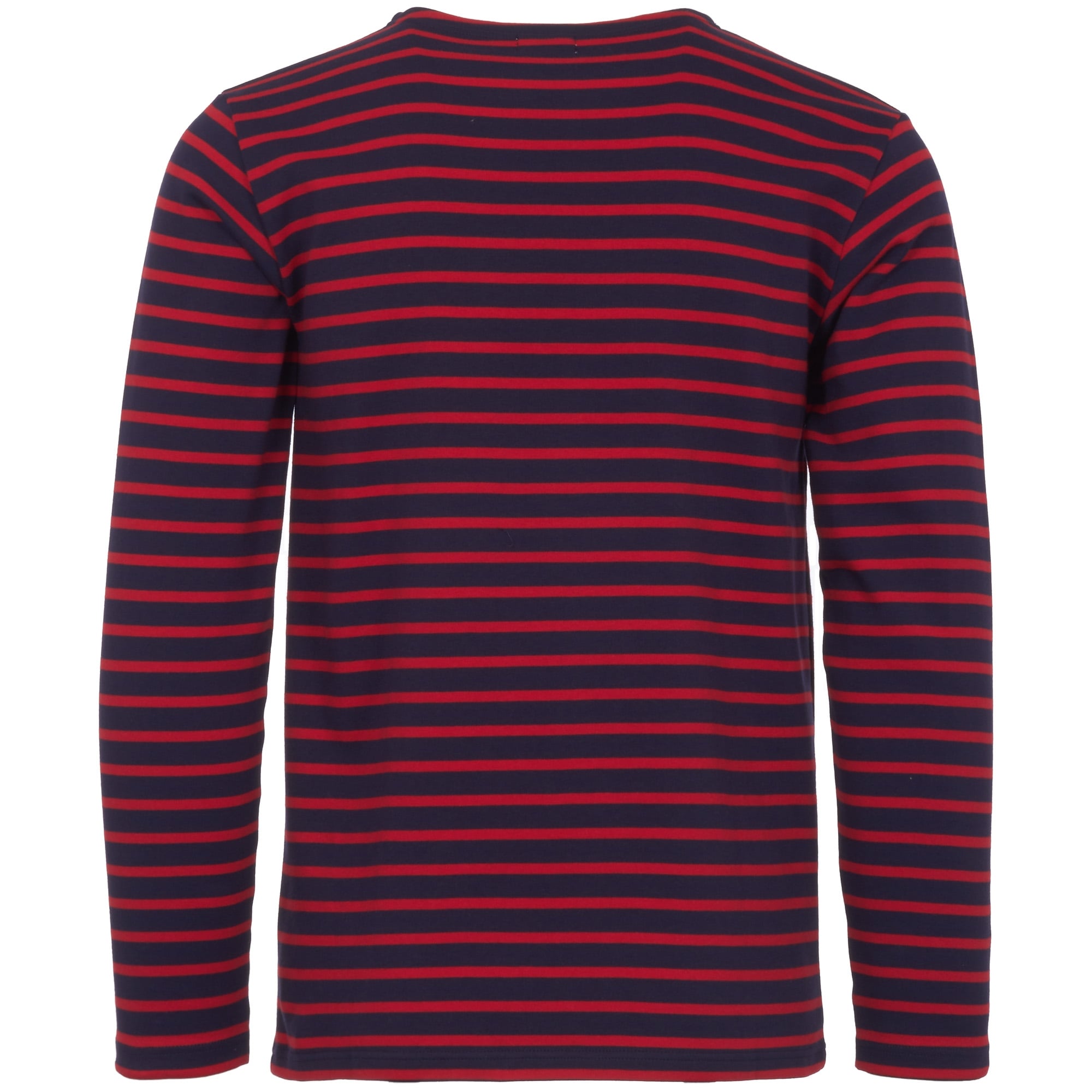 Dark Blue & Red Heritage Breton Shirt