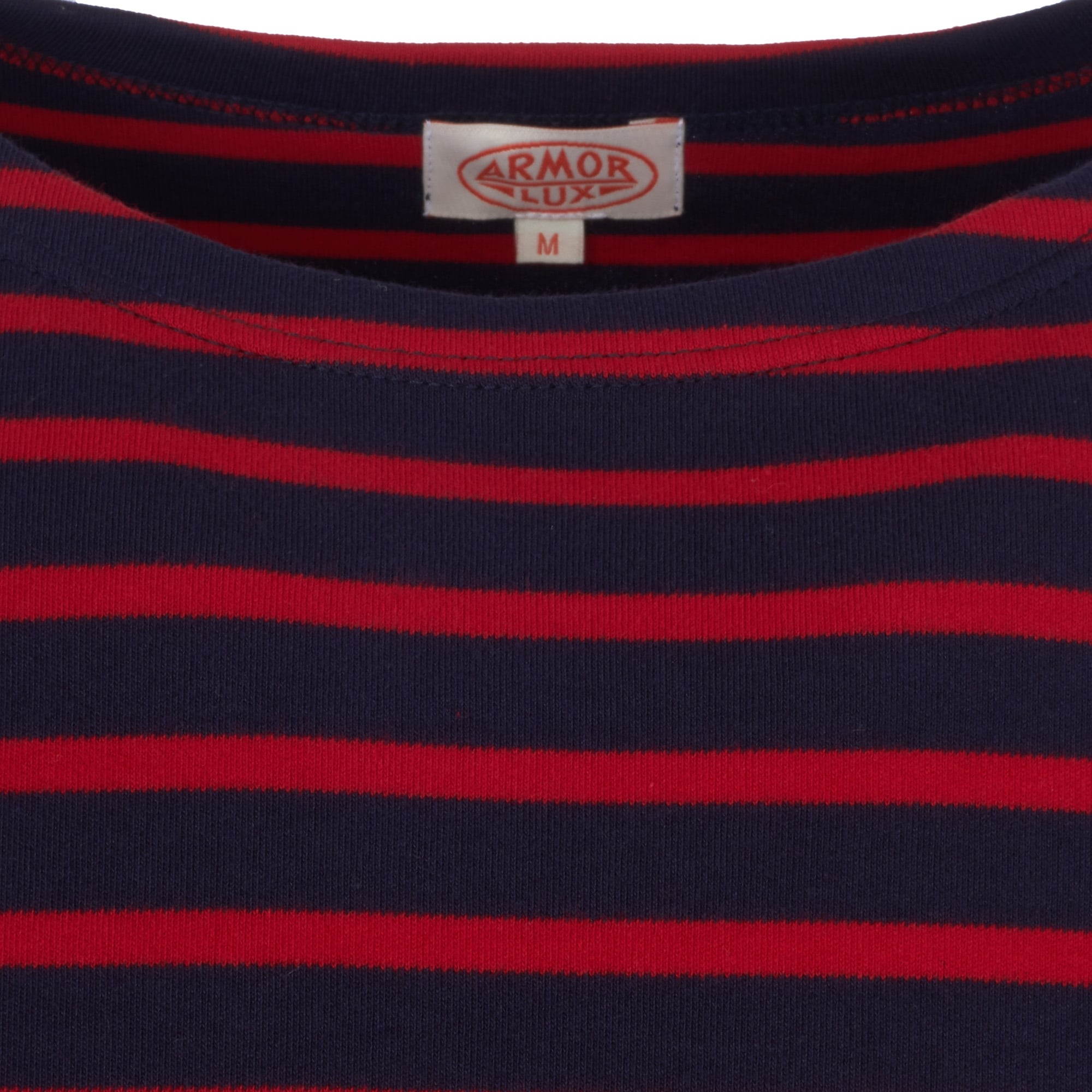 Dark Blue & Red Heritage Breton Shirt