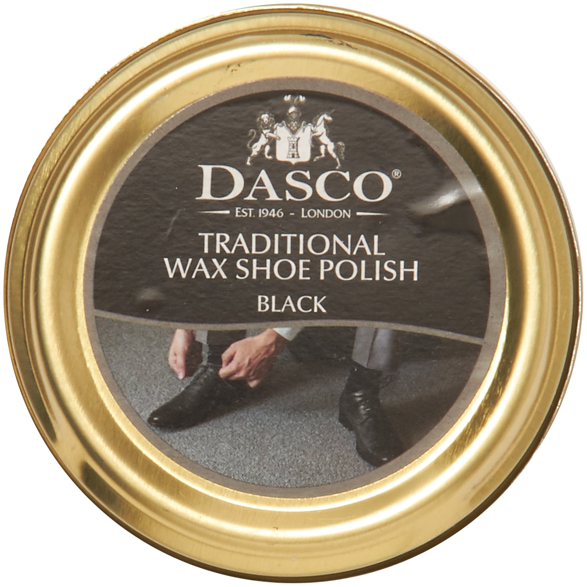 Dasco Shoecare Black Wax Shoe Polish