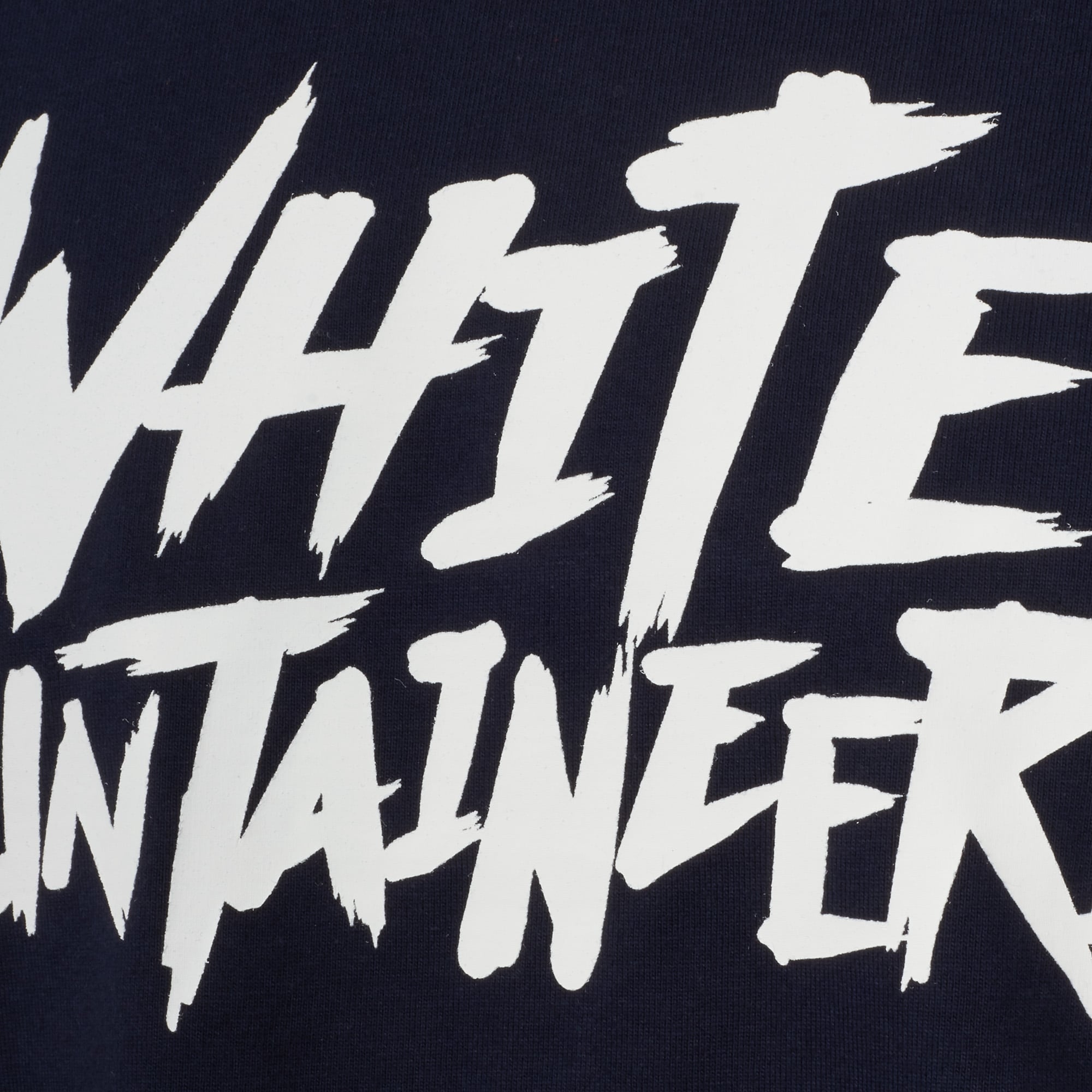 White Mountaineering Navy Logo Printed T-Shirt