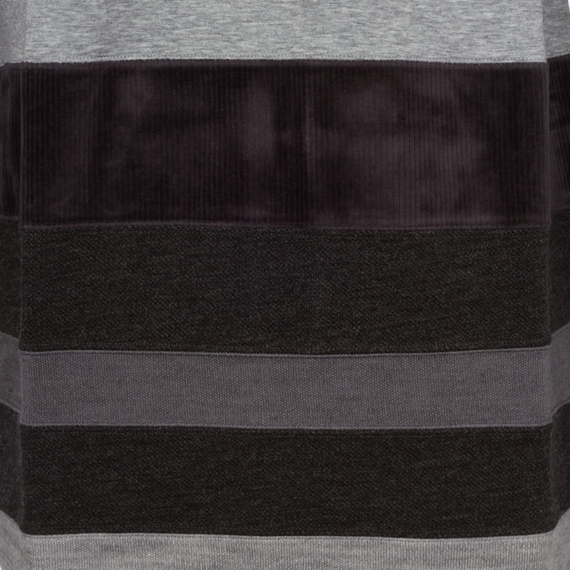 White Mountaineering Grey Contrast Border Mock Neck Jumper