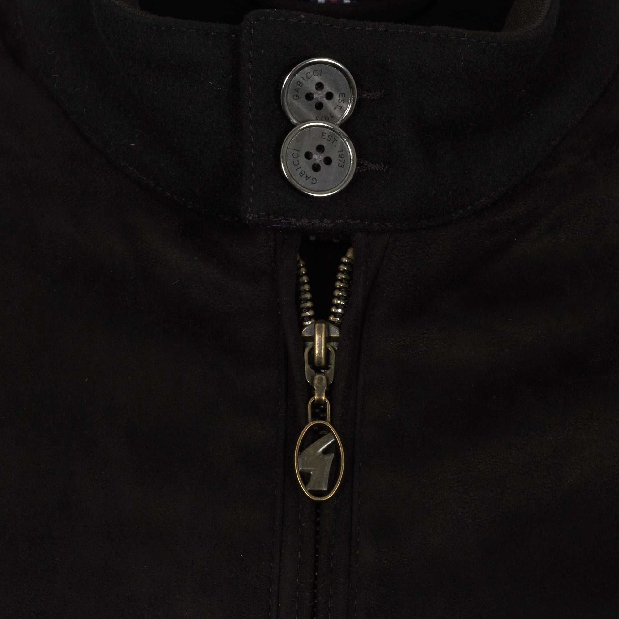 Gabicci Vintage Black Blake Harrington Jacket