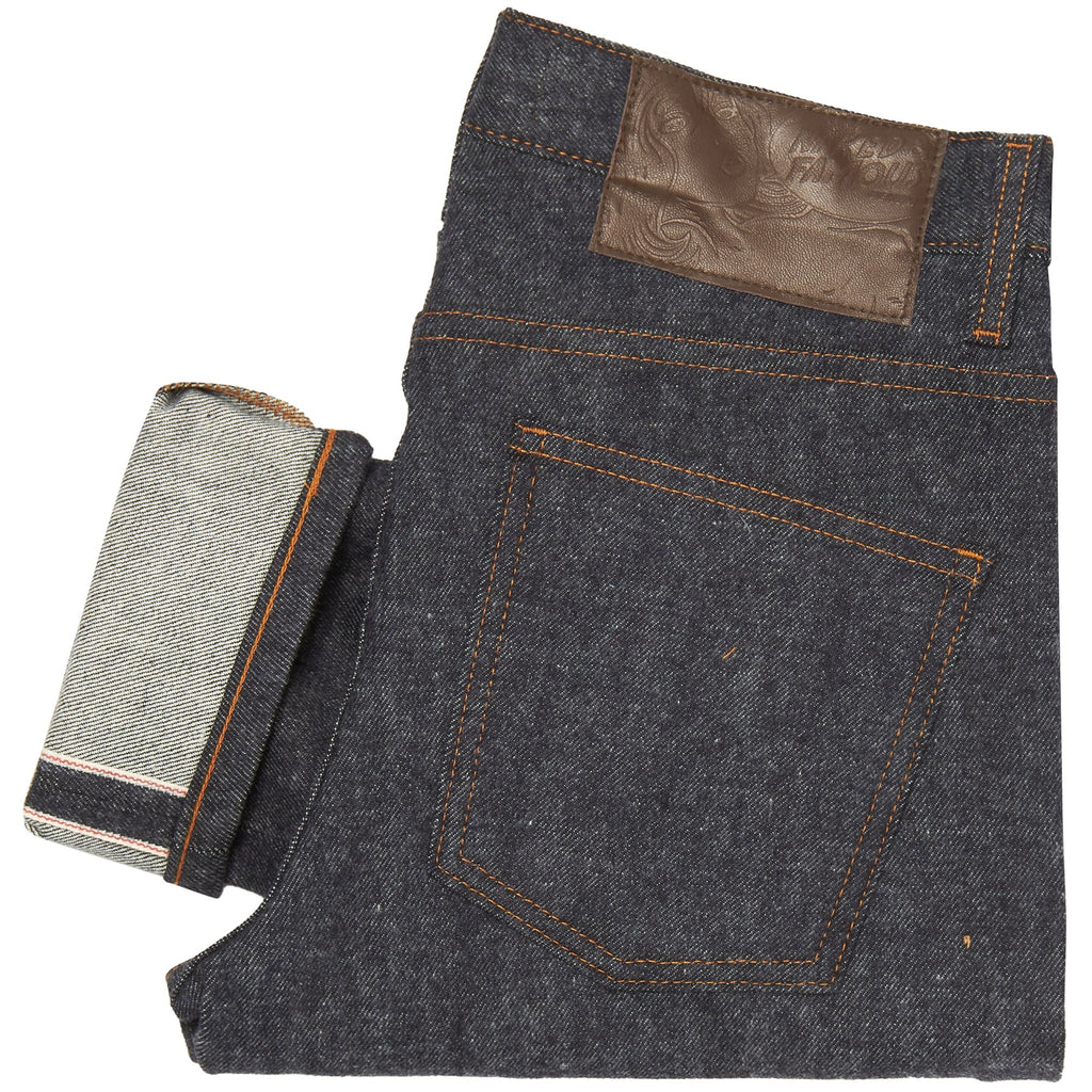 Naked and Famous Denim Indigo Super Skinny Guy Brushed Stretch Selvedge Jeans