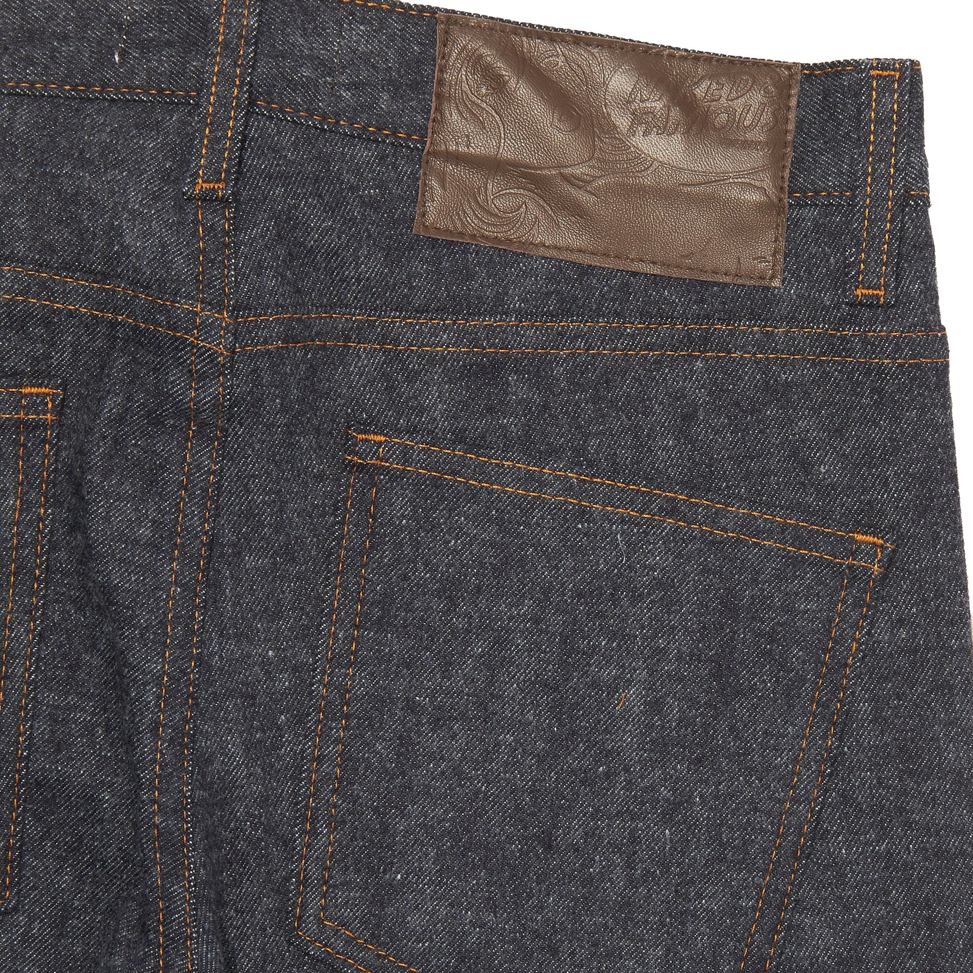 Naked and Famous Denim Indigo Super Skinny Guy Brushed Stretch Selvedge Jeans