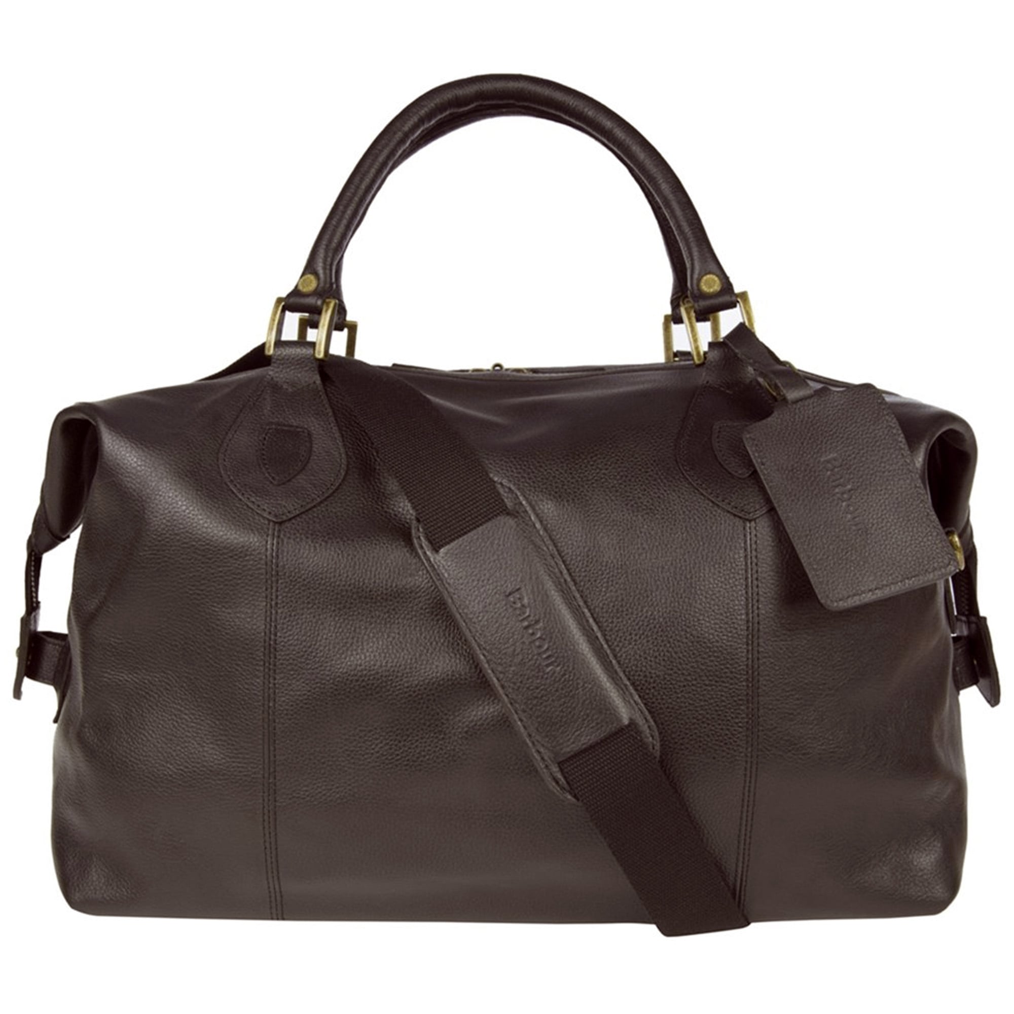 Leather Travel Bag - Brown