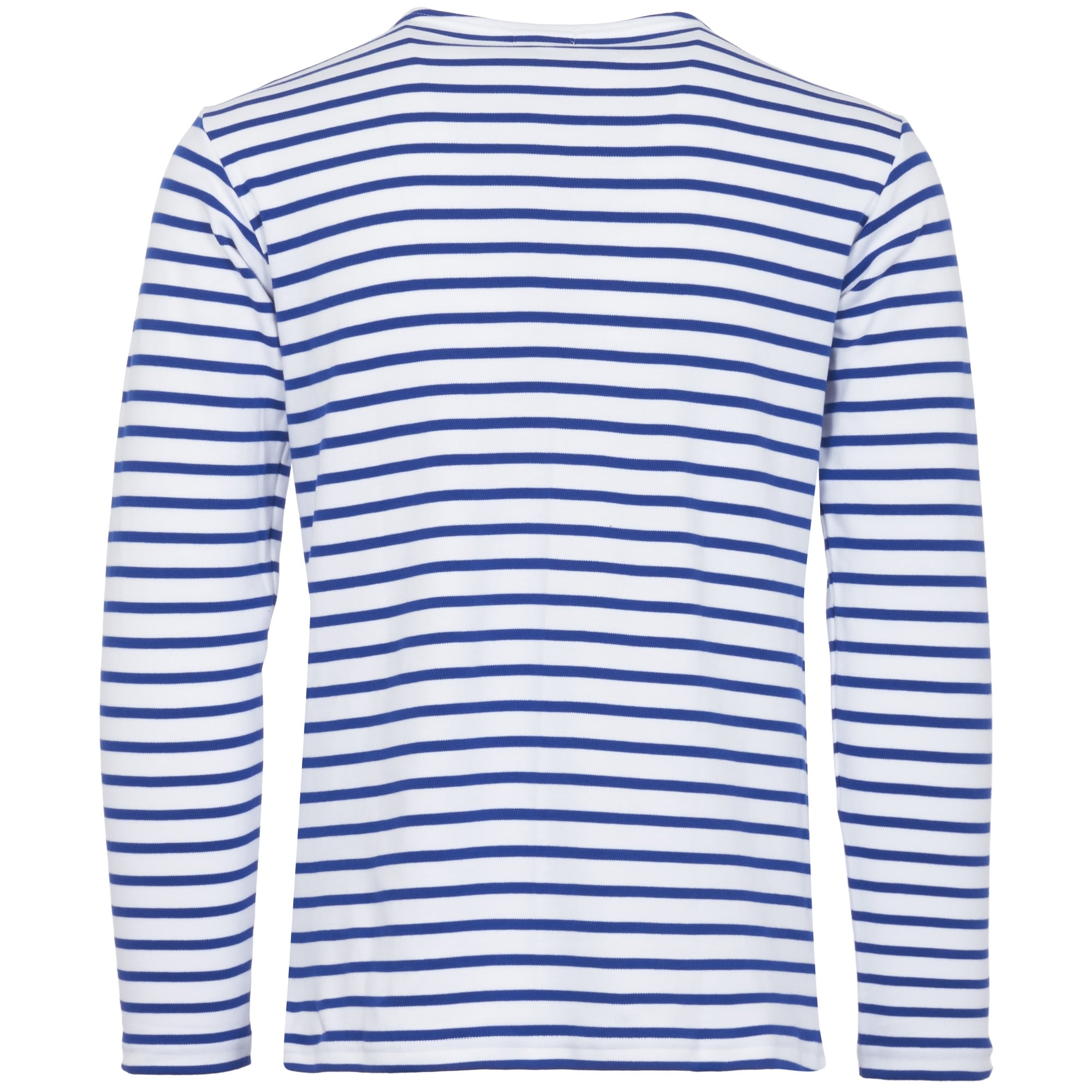 White & Blue Star Long Sleeved Breton Sailor T-Shirt