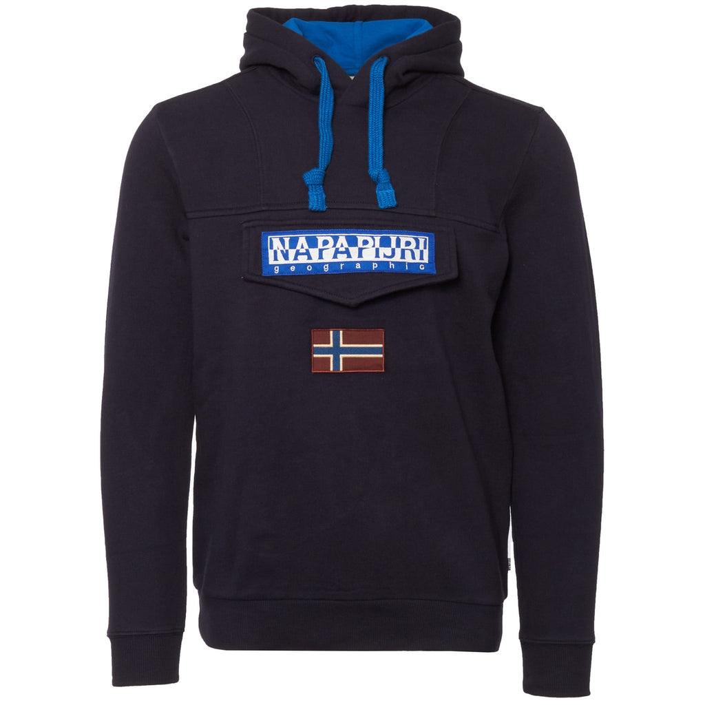 Napapijri Dark Blue Burgee Hoodie