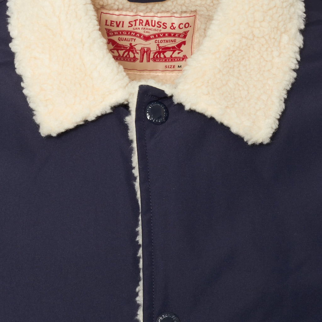 Levi's® Dress Blue Sherpa Coach Jacket