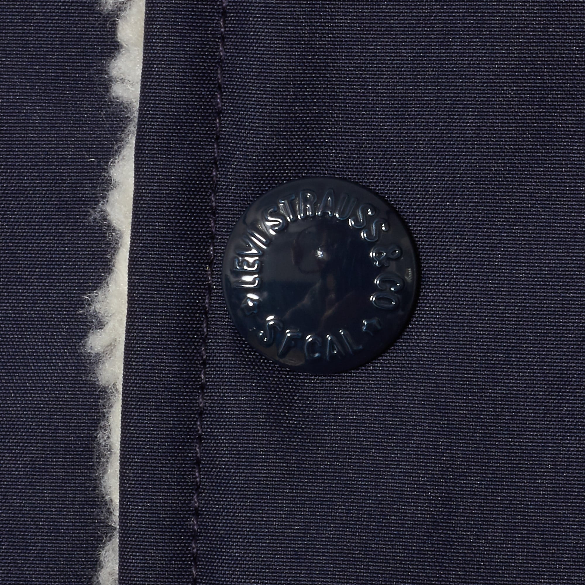 Levi's® Dress Blue Sherpa Coach Jacket