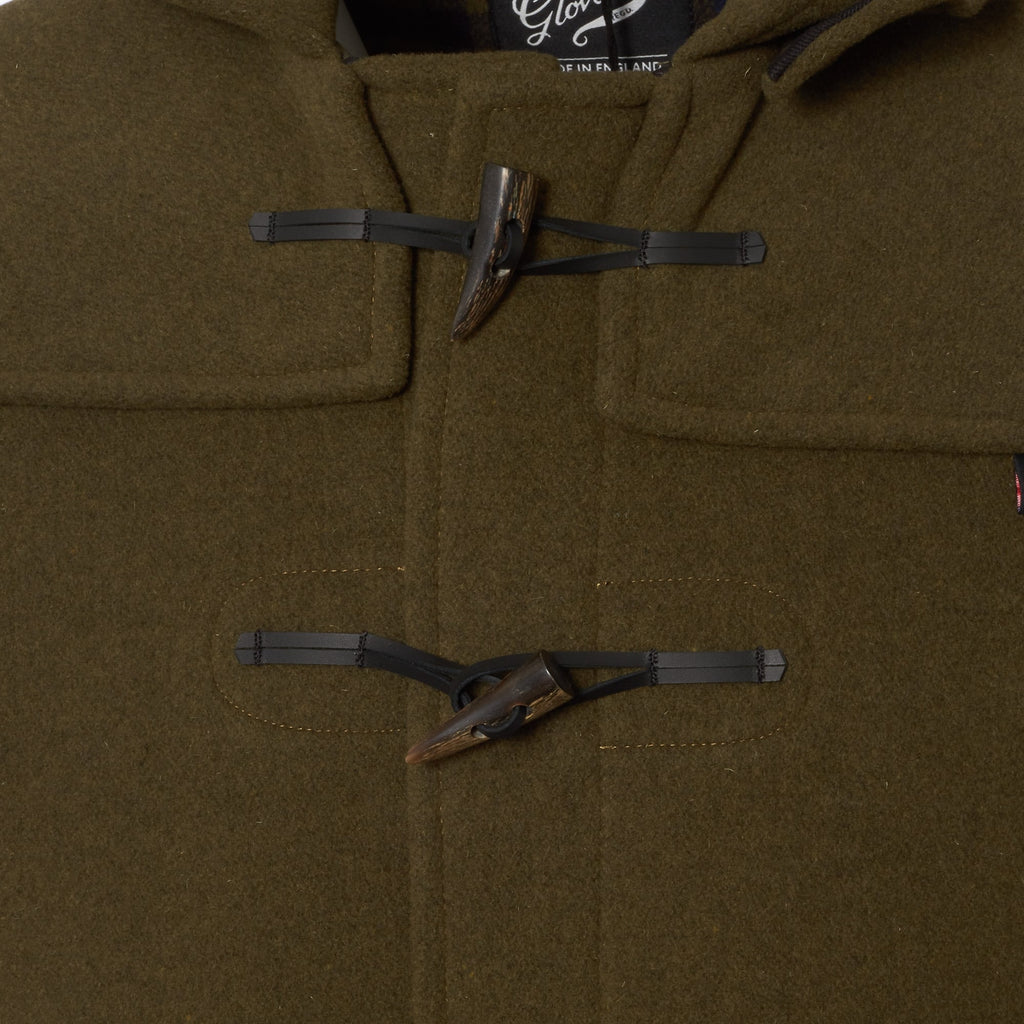 Gloverall Loden Tartan Morris Duffle Coat