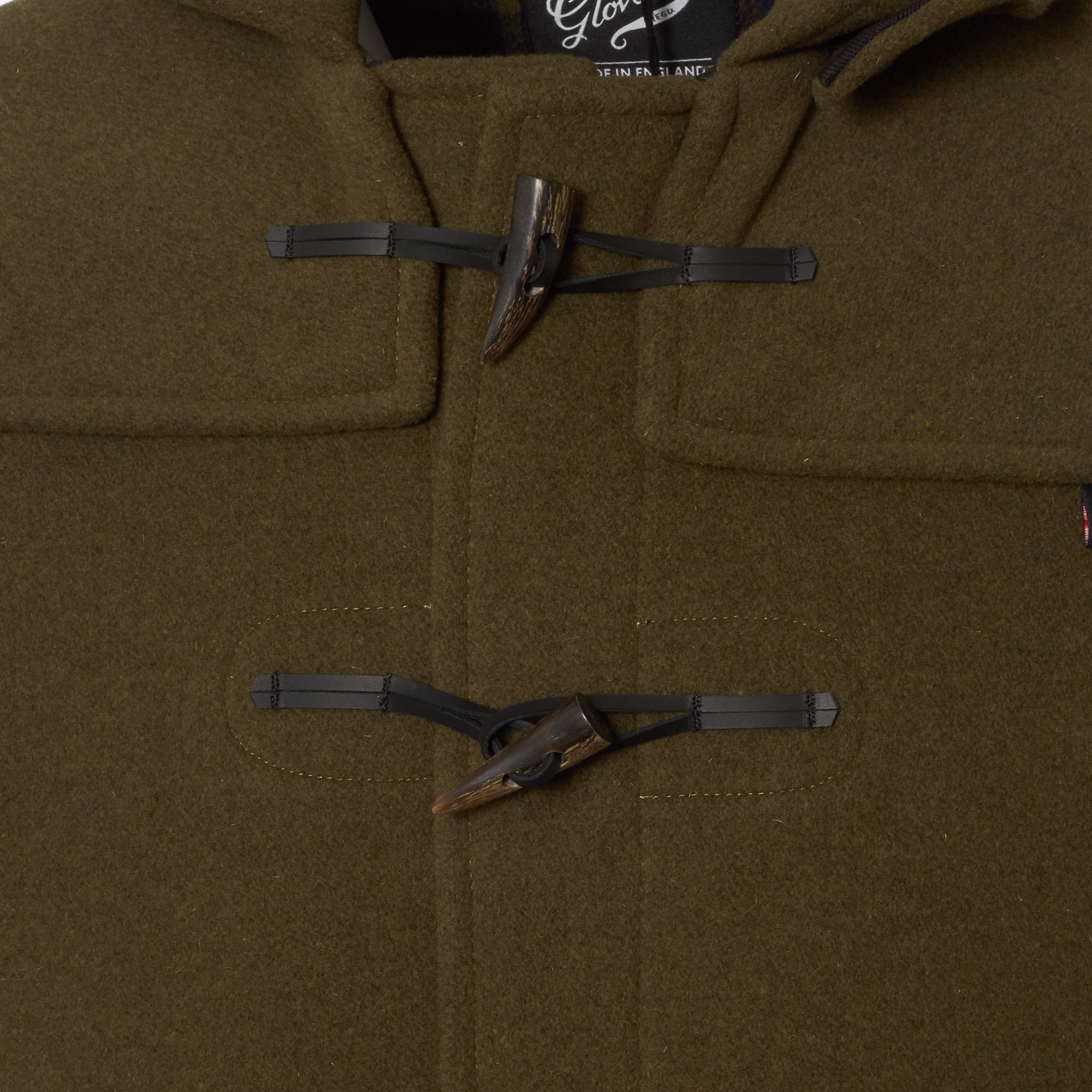 Gloverall Loden Tartan Morris Duffle Coat