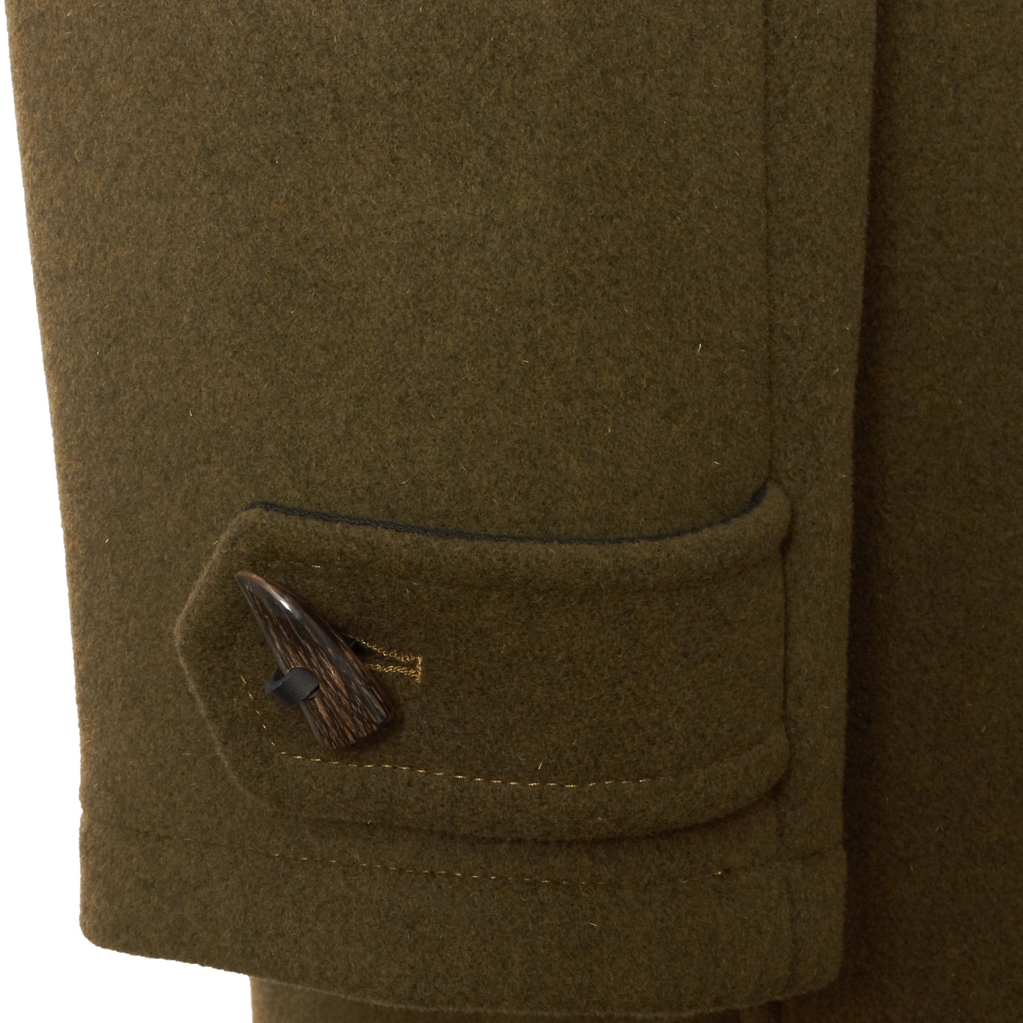Gloverall Loden Tartan Morris Duffle Coat