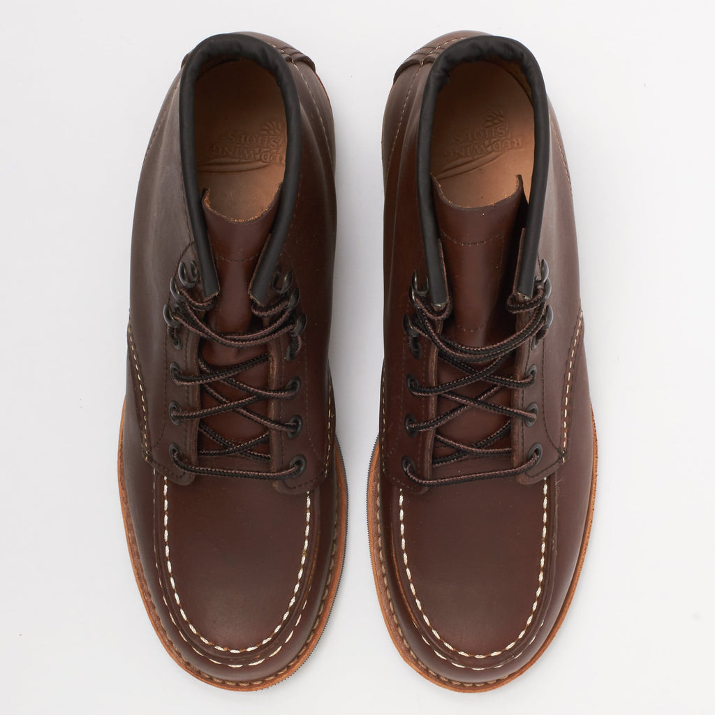 Red Wing 6" Cooper Moc Toe Boot - Amber