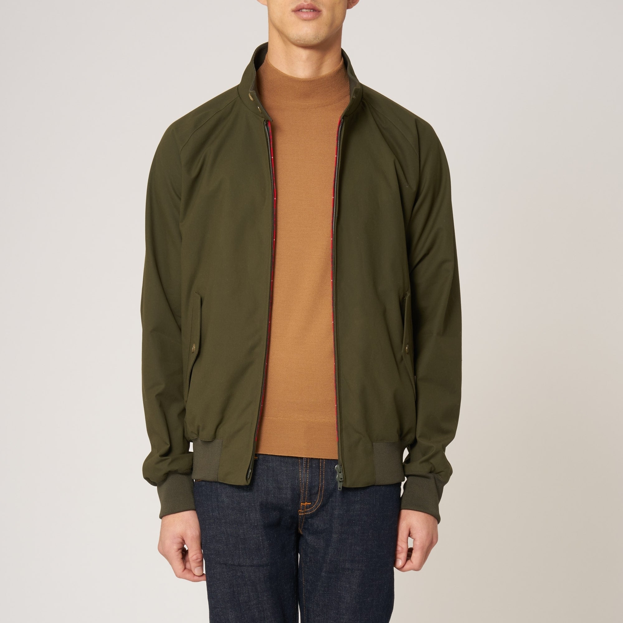 Stuarts Anniversary Archive Fit G9 Harrington Jacket - Military Green