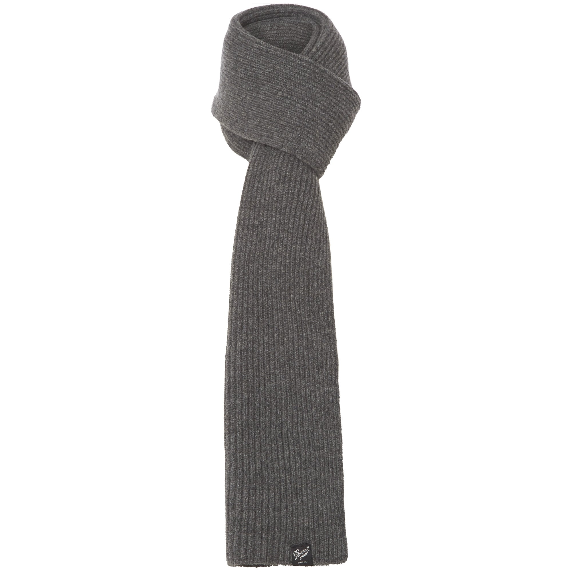 Gloverall Grey Fisherman Scarf