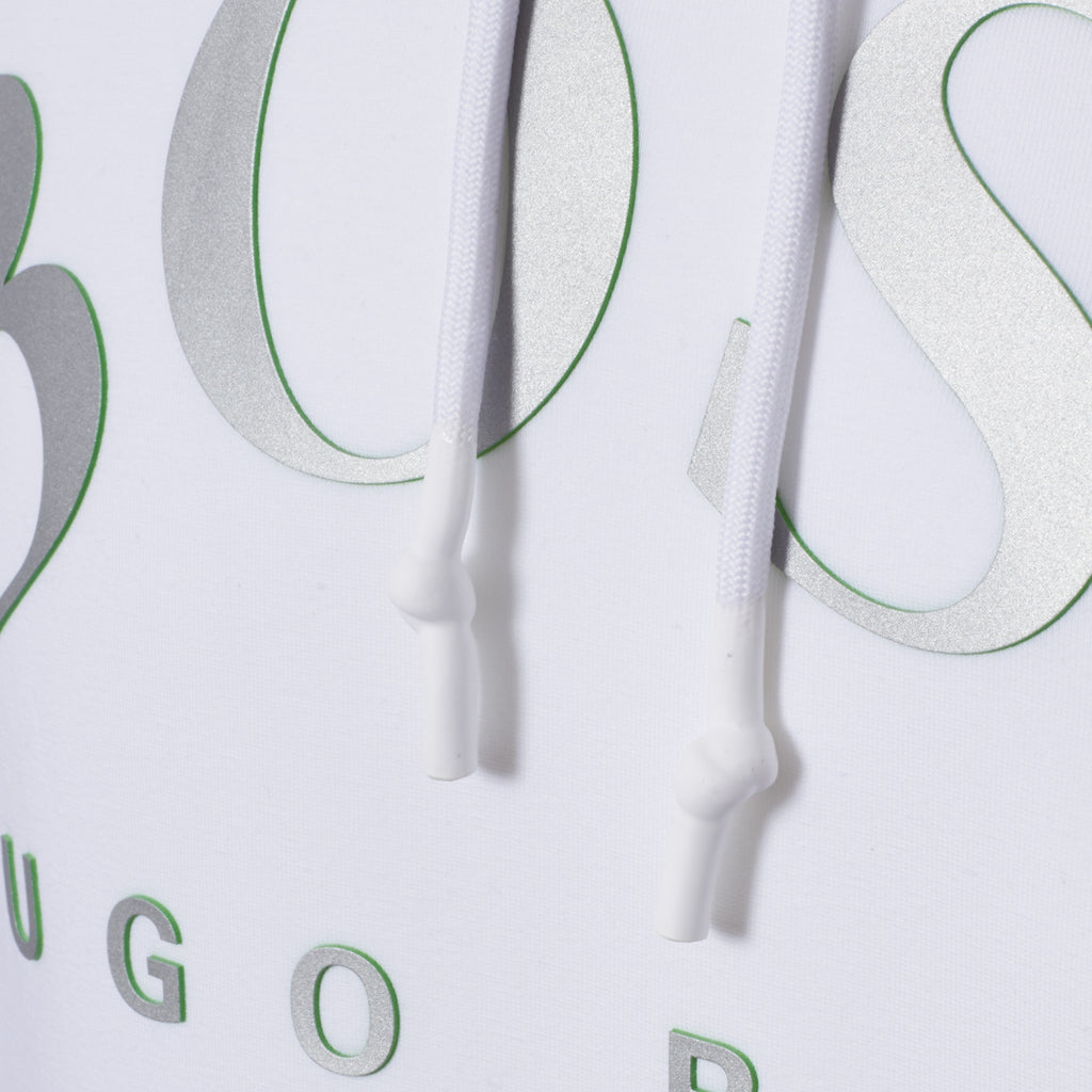 Boss White Sly Hooded Sweatshirt