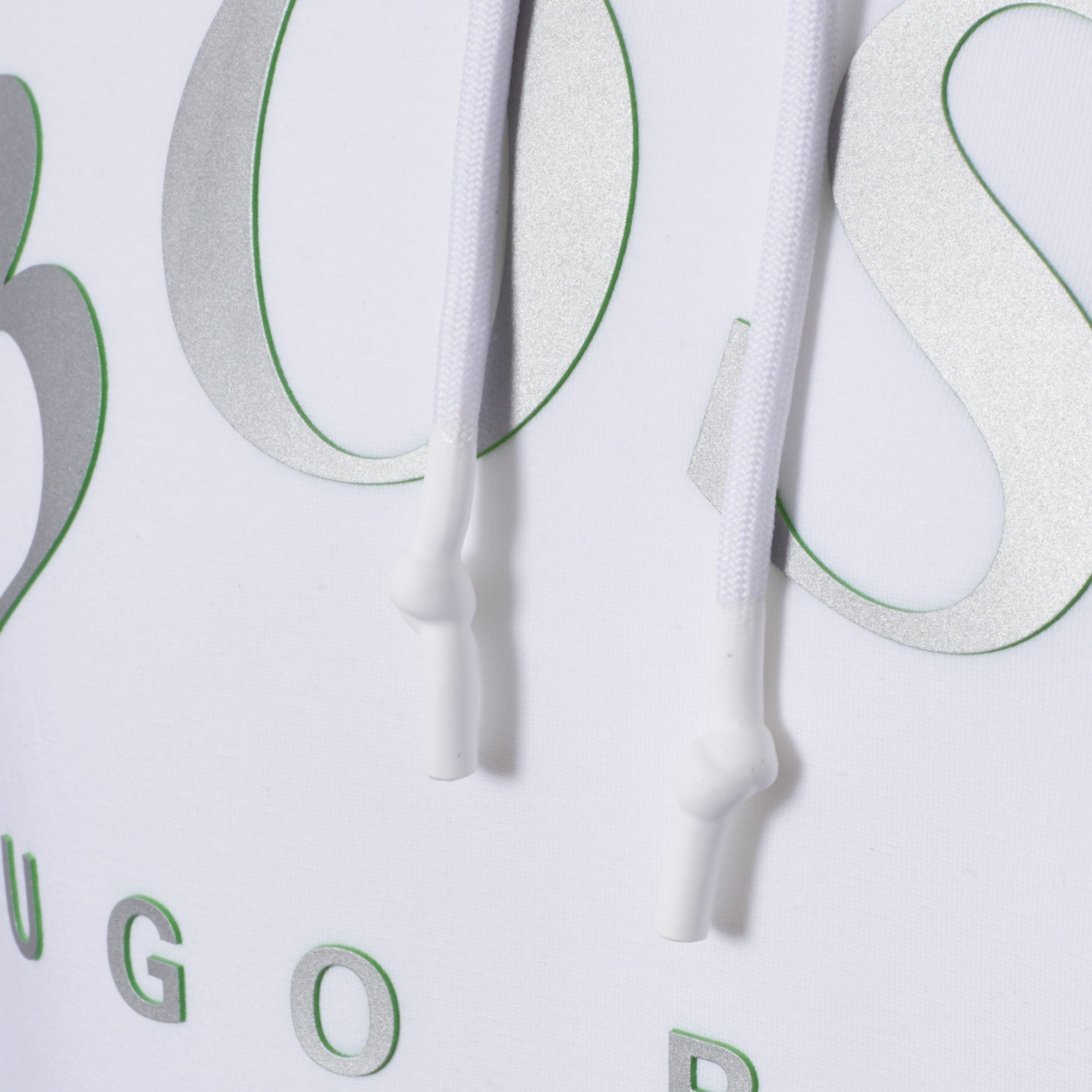 Boss White Sly Hooded Sweatshirt