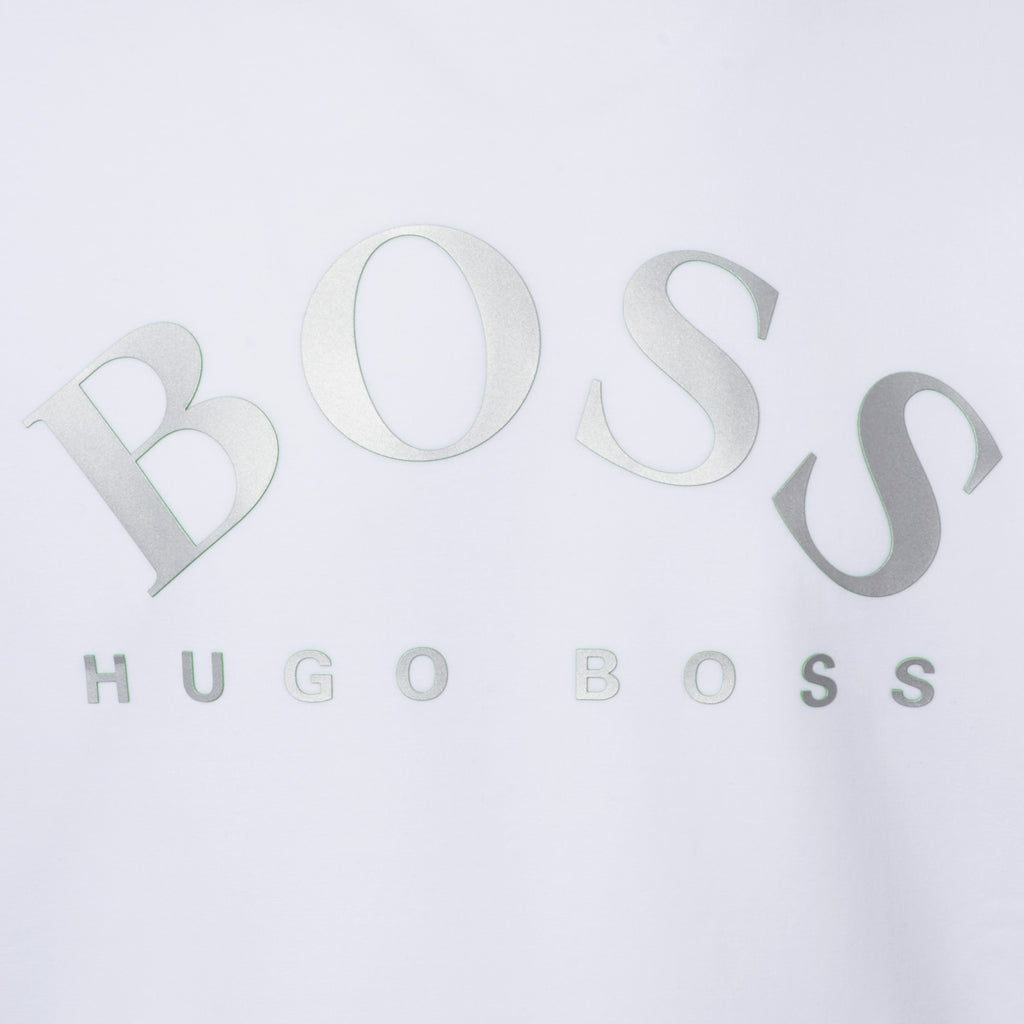 Boss White Sly Hooded Sweatshirt