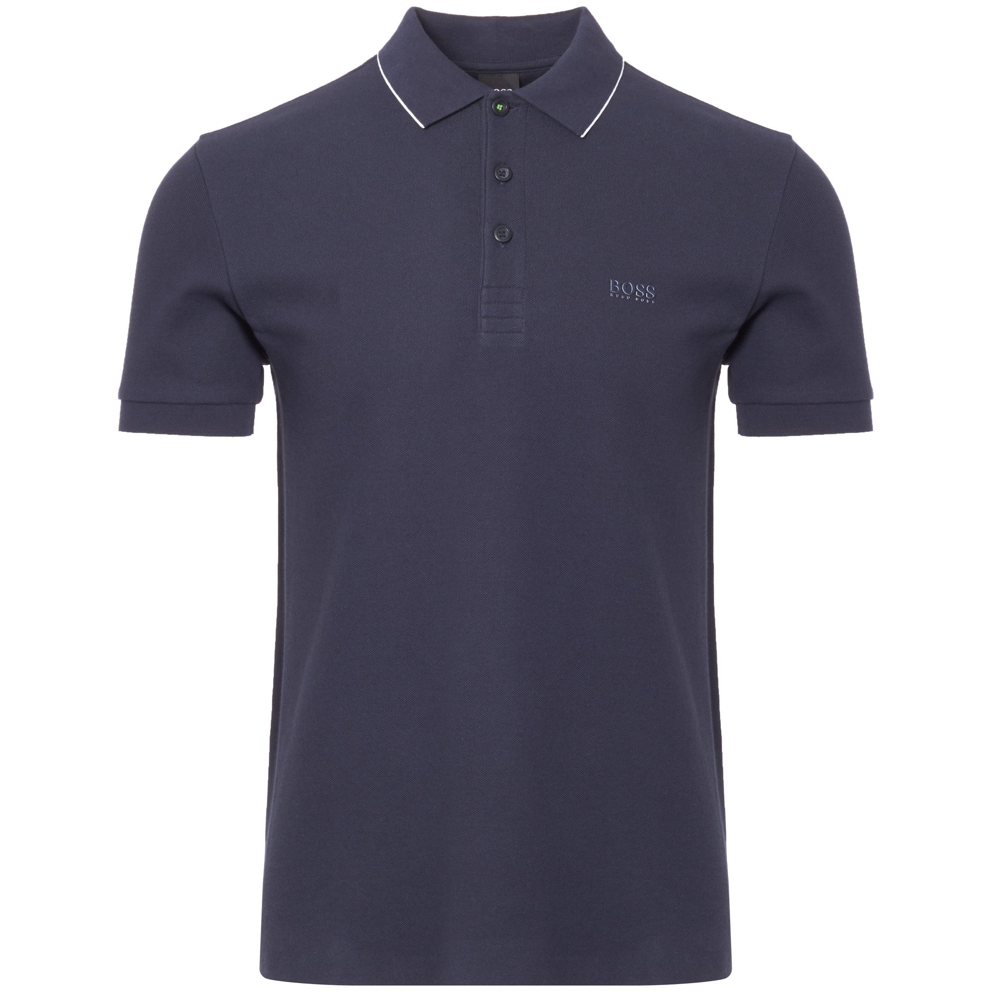 Boss Navy Pless Polo Shirt