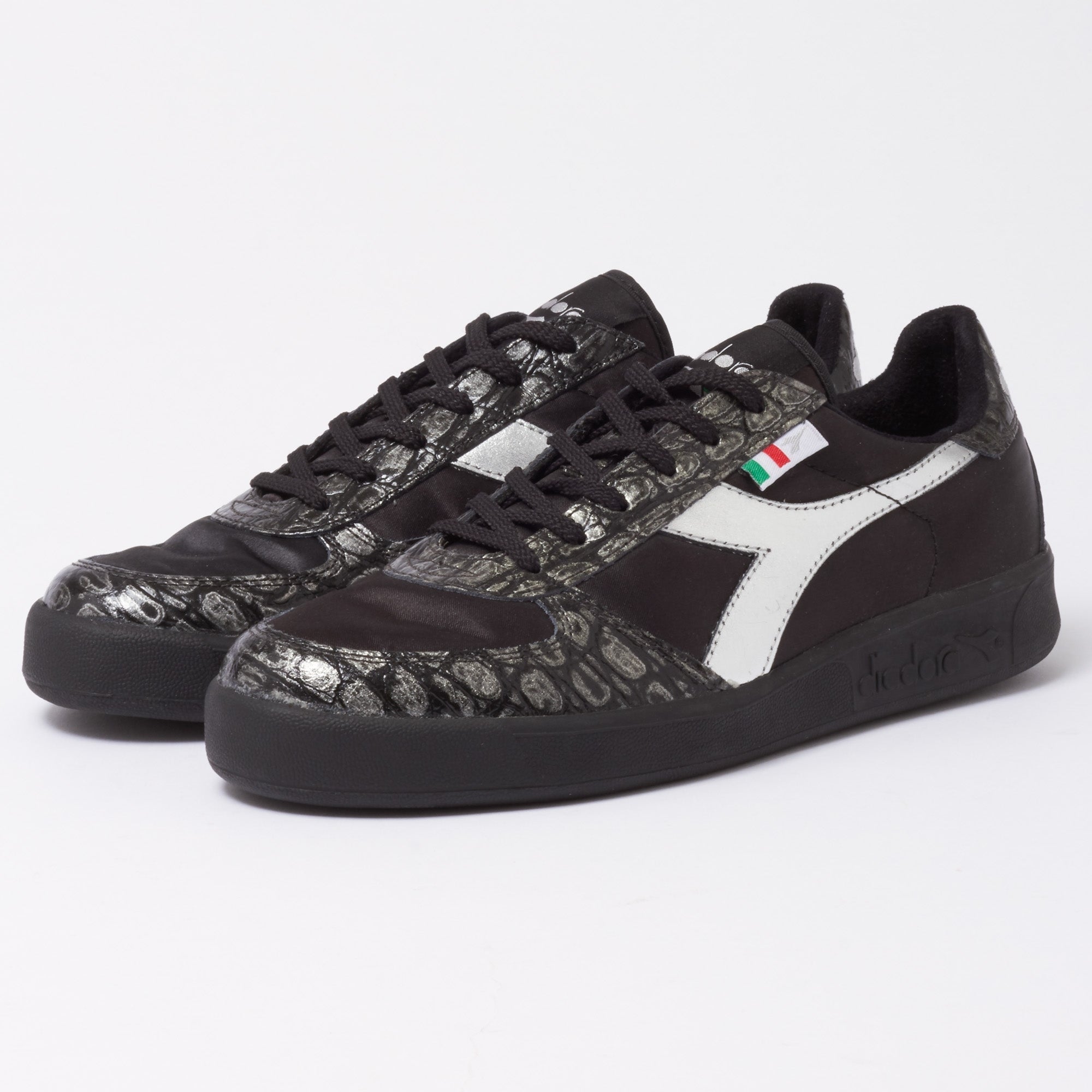 Black Borg Elite Satin Trainers