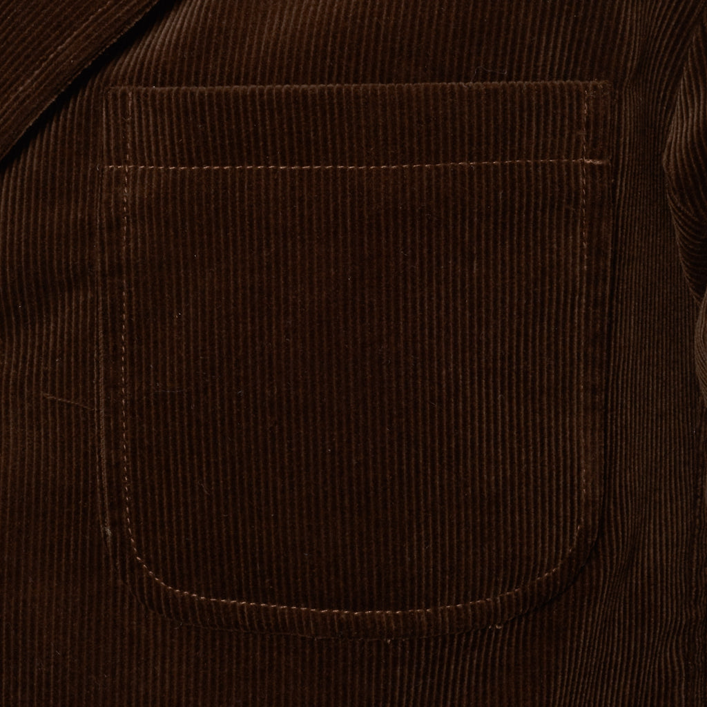 Stuarts x Oliver Spencer 50th Anniversary Chocolate Corduroy Solms Jacket