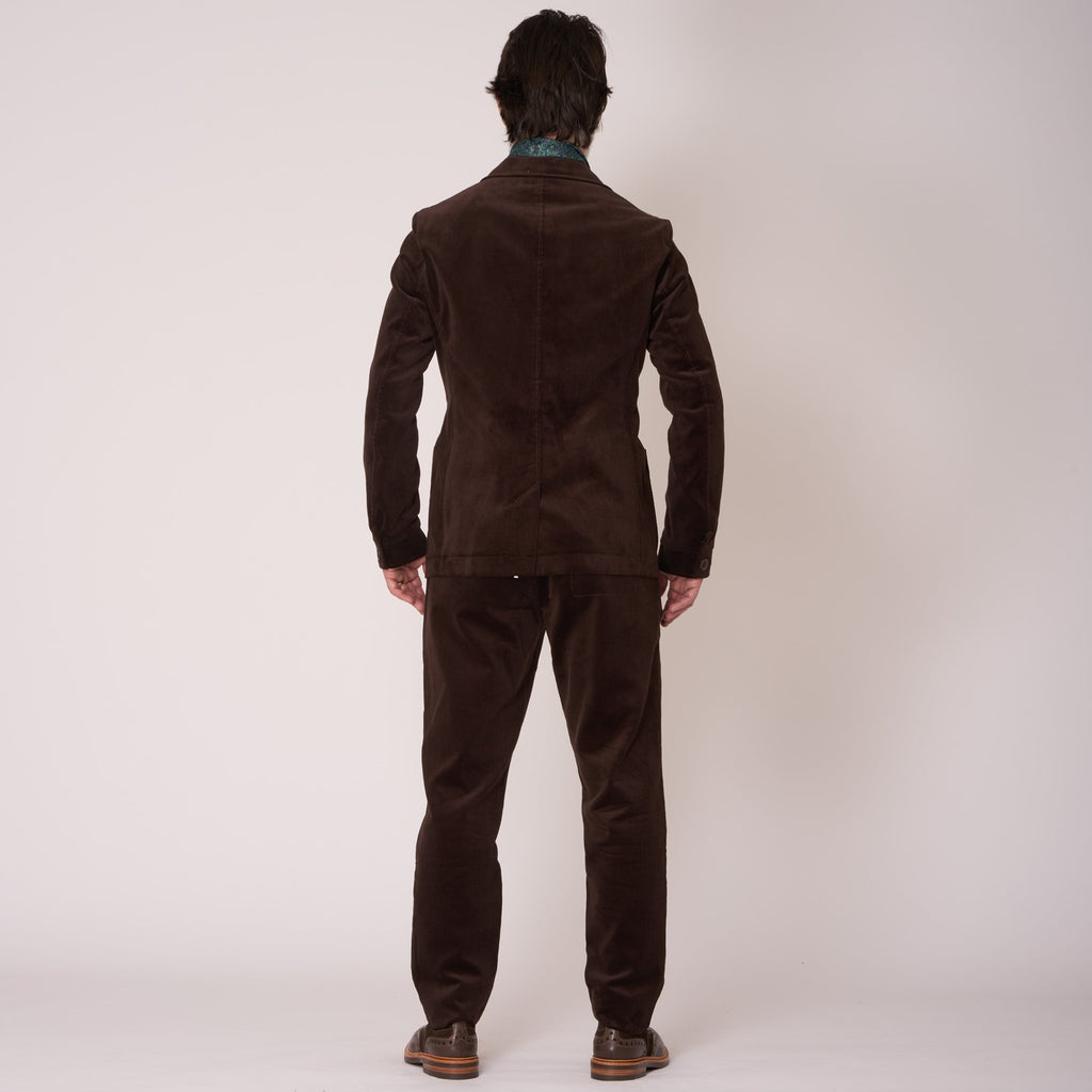 Stuarts x Oliver Spencer 50th Anniversary Chocolate Corduroy Solms Jacket