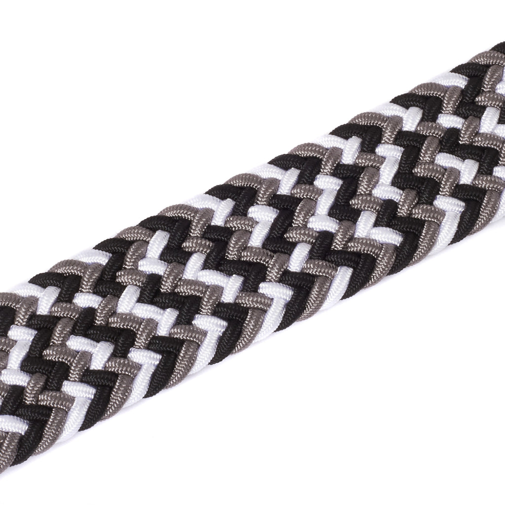 Woven Belt - Black/Grey
