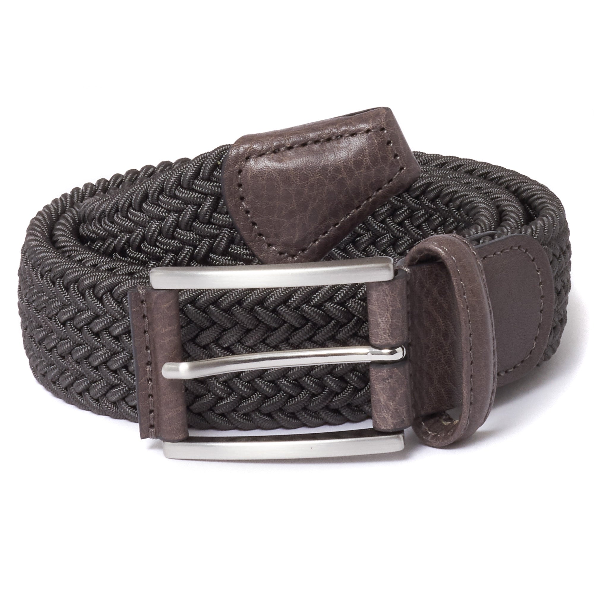 Anderson's Belts Elastic Woven Belt - Grey
