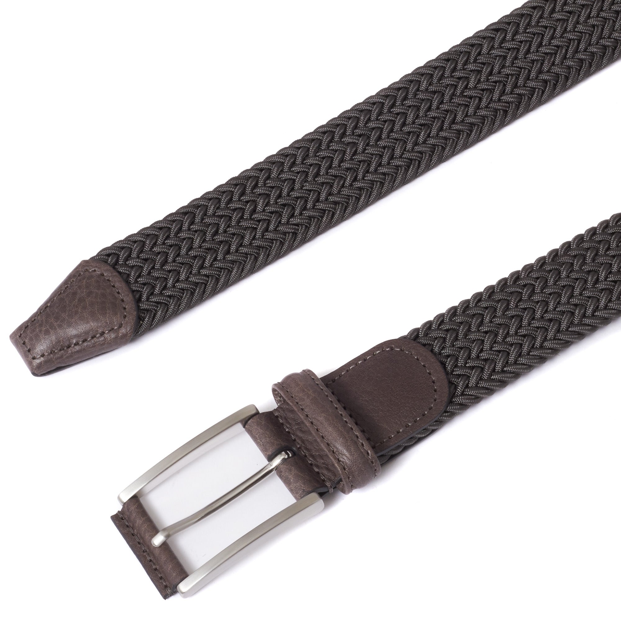 Anderson's Belts Elastic Woven Belt - Grey