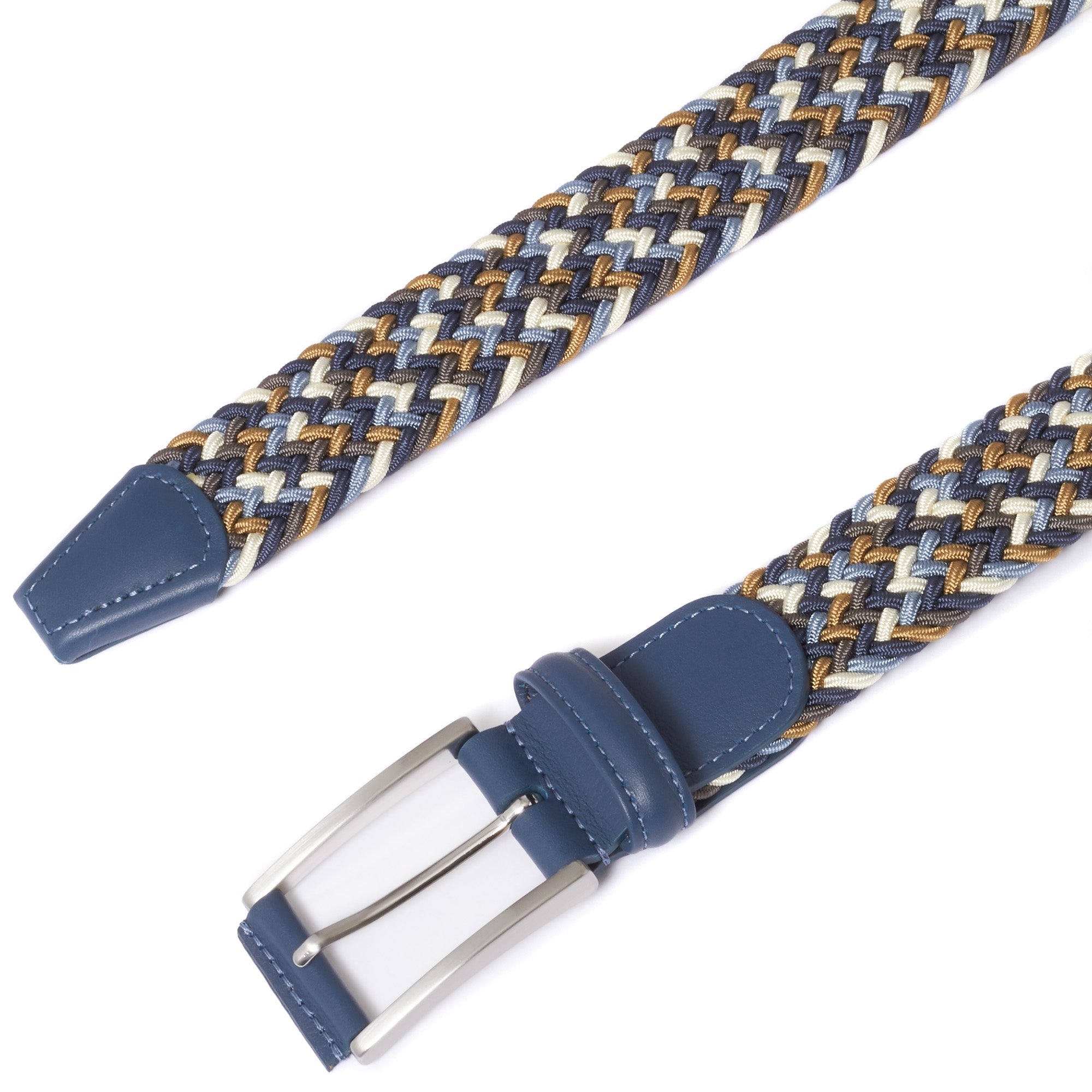 Anderson's Belts Woven Belt - Multi/Blue