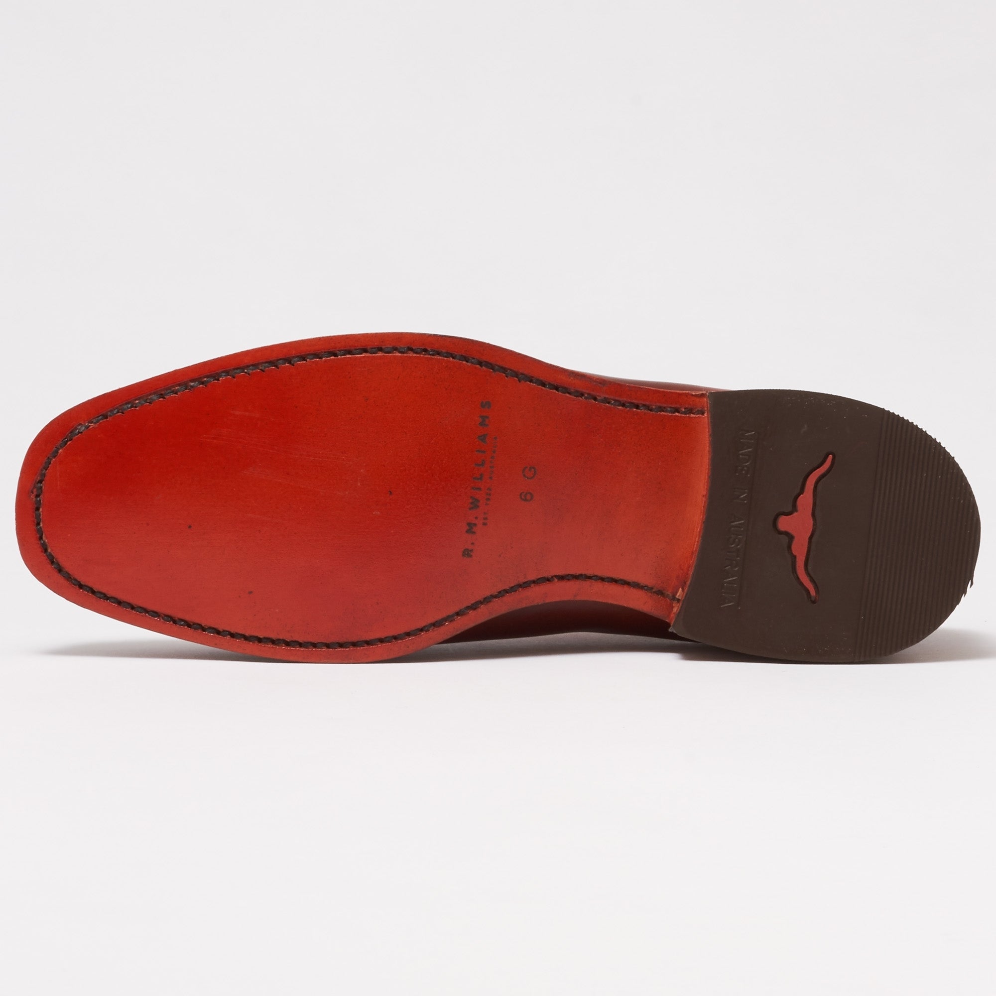 R.M. Williams Cognac & Burnished Chinchilla Leather Chelsea Boot