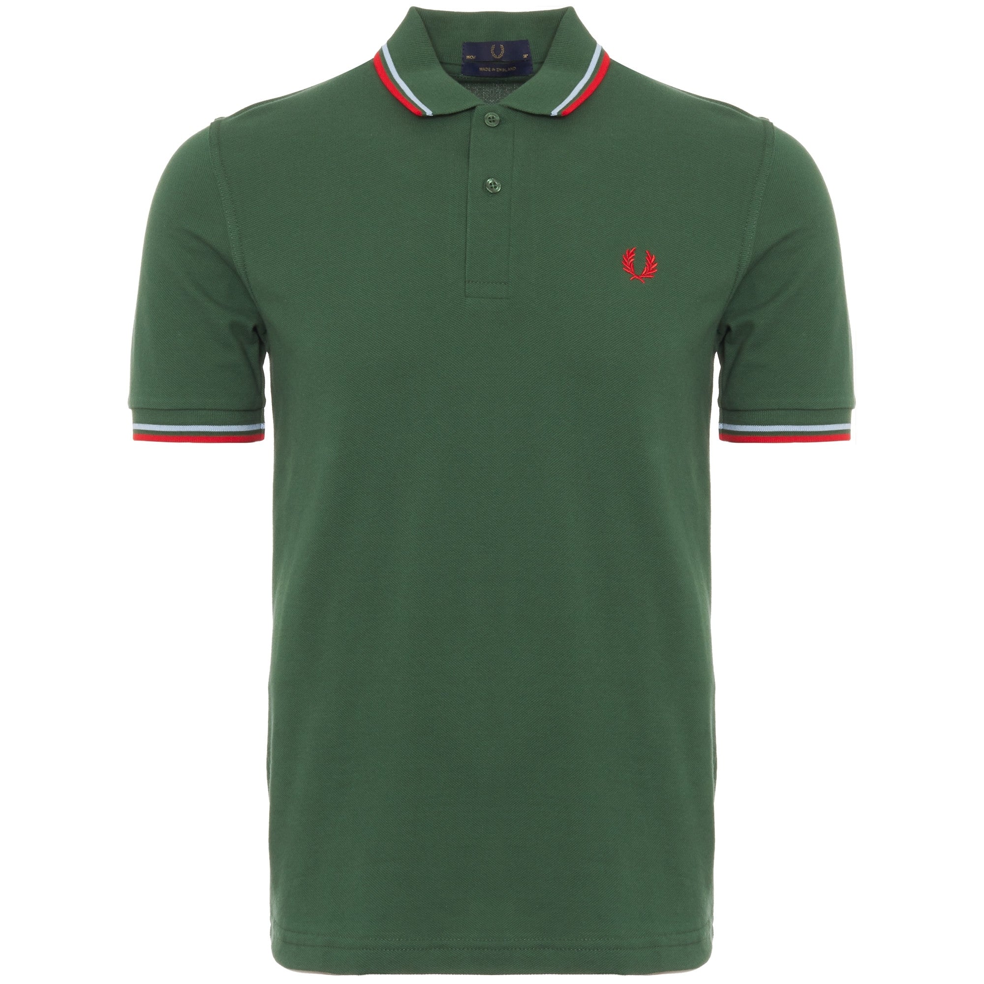 Fred Perry Reissues Tartan Green Twin Tipped Polo Shirt