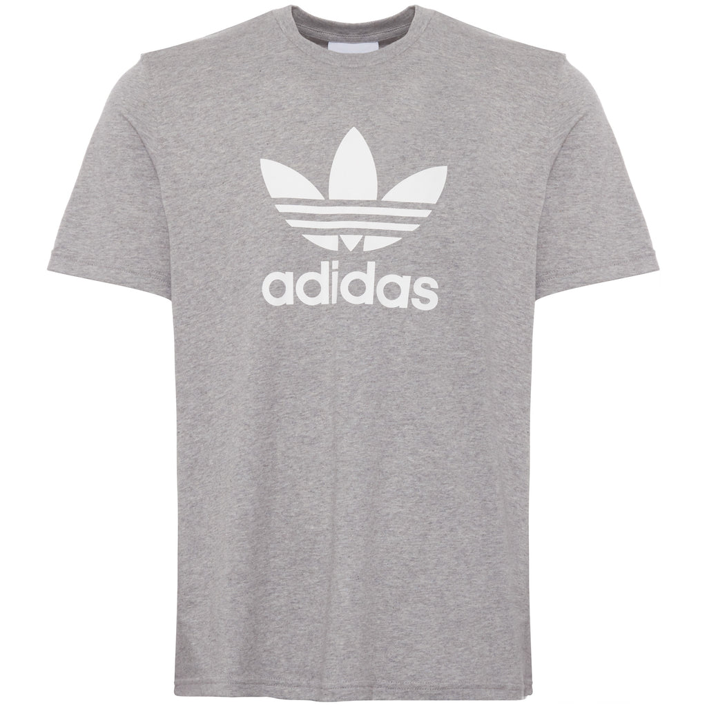 Adidas Originals Medium Grey Trefoil Tee
