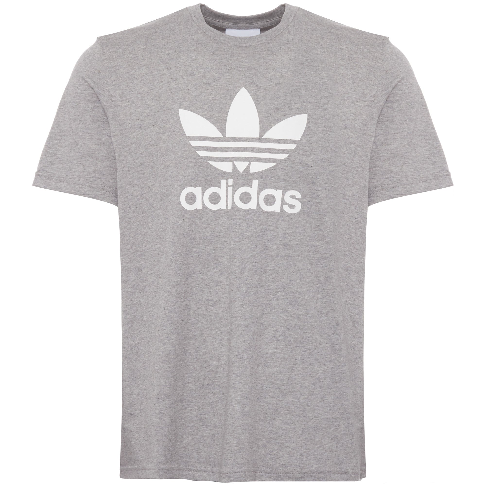 Adidas Originals Medium Grey Trefoil Tee