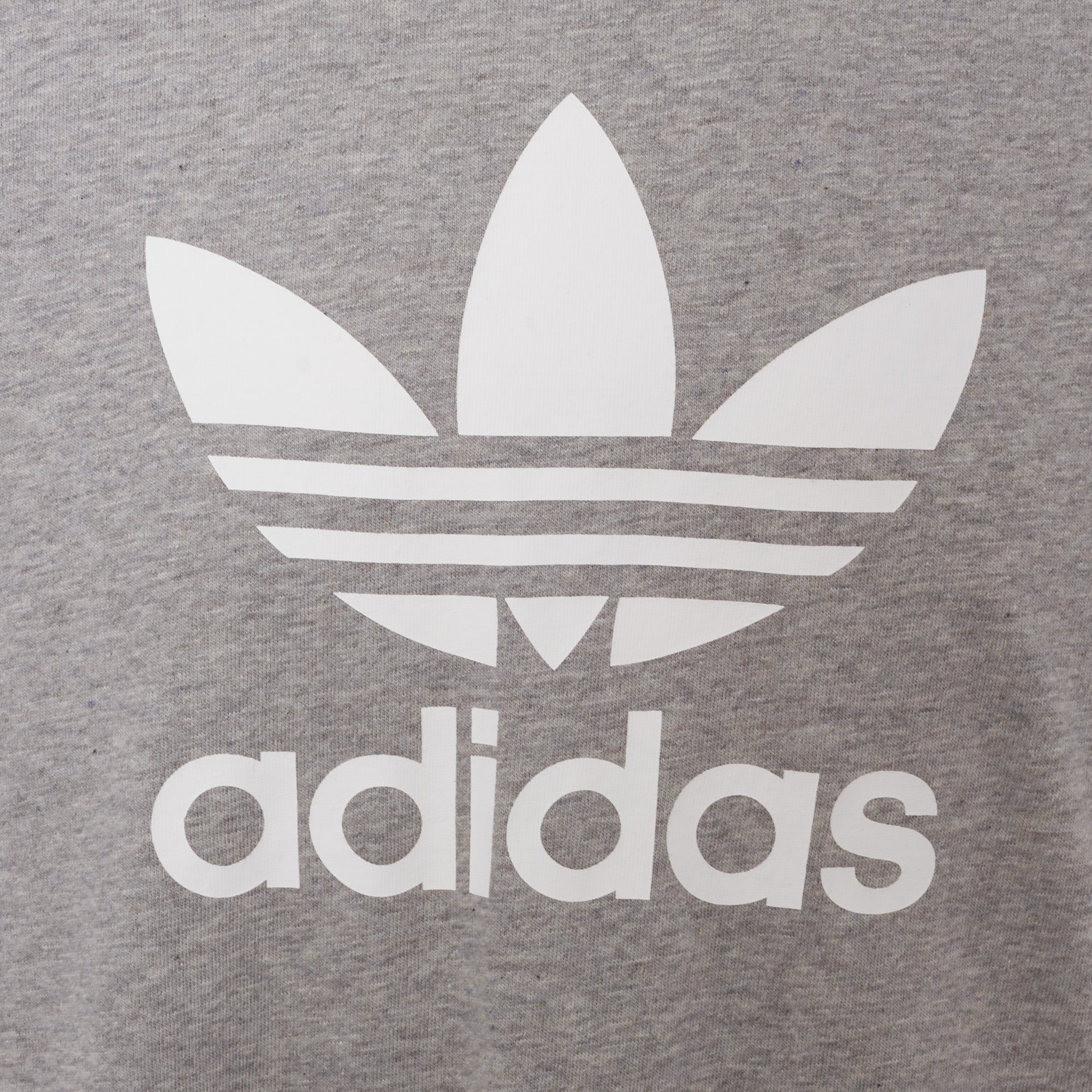 Adidas Originals Medium Grey Trefoil Tee