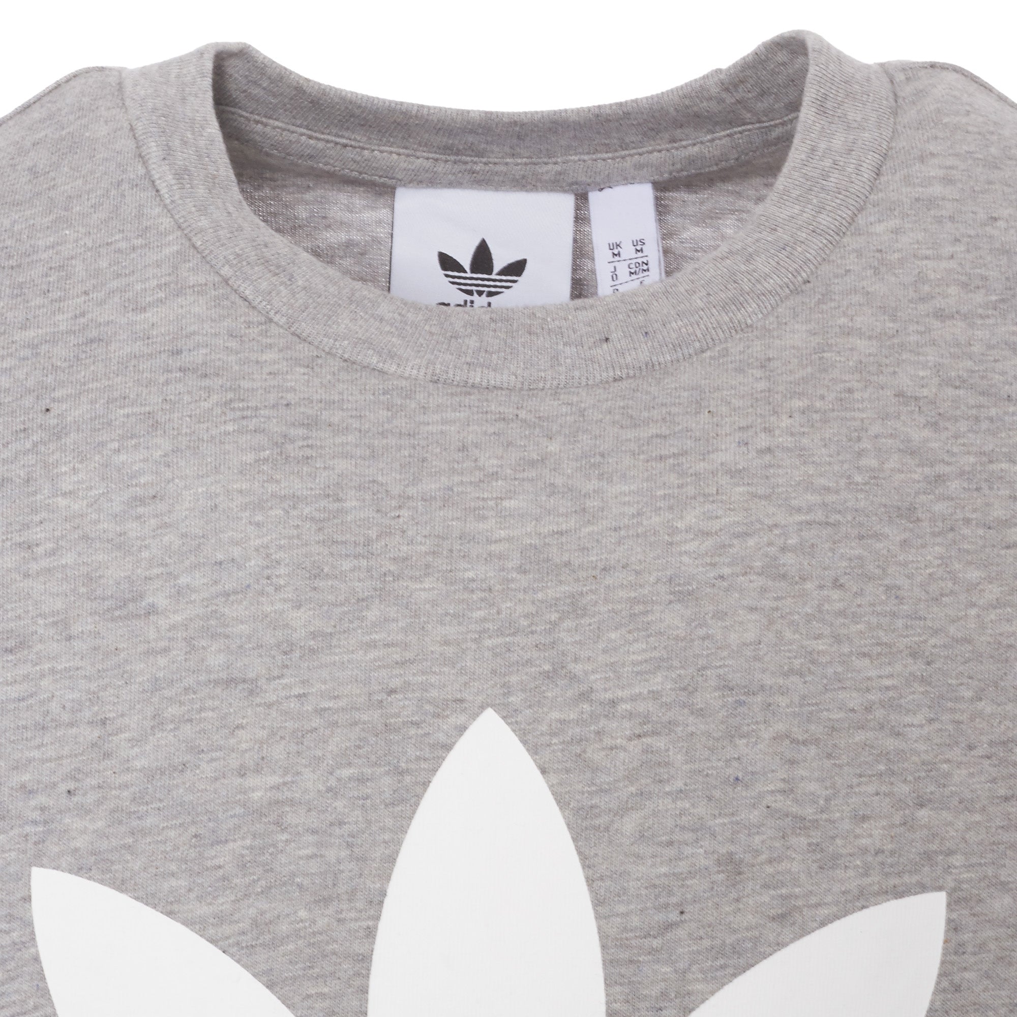 Adidas Originals Medium Grey Trefoil Tee