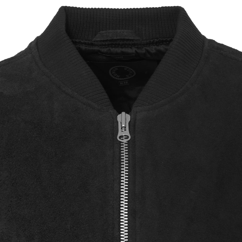 Human Scales Black Double Texture Suede Russel Jacket