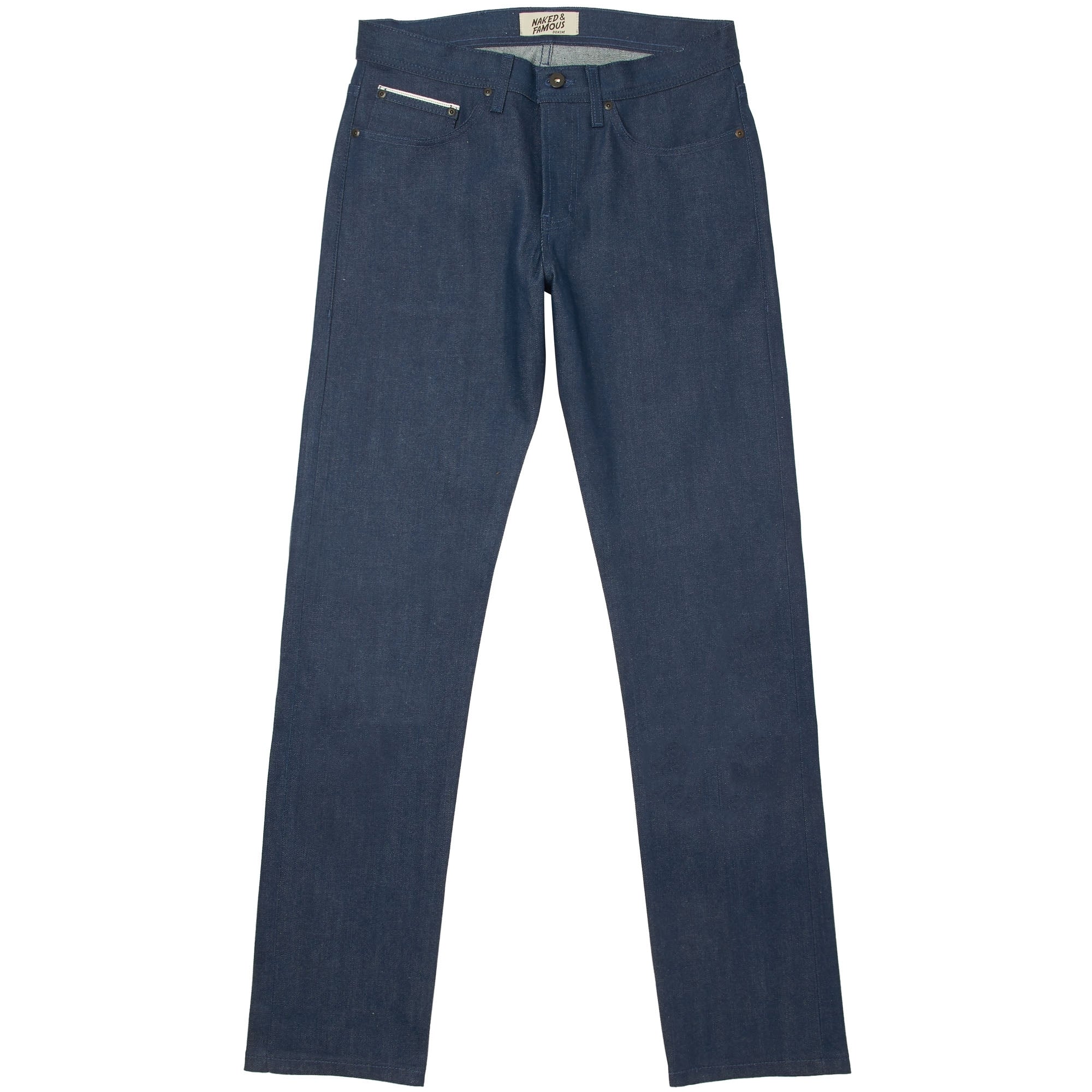Naked and Famous Denim Workman Blue Weird Guy Selvedge Denim Jeans